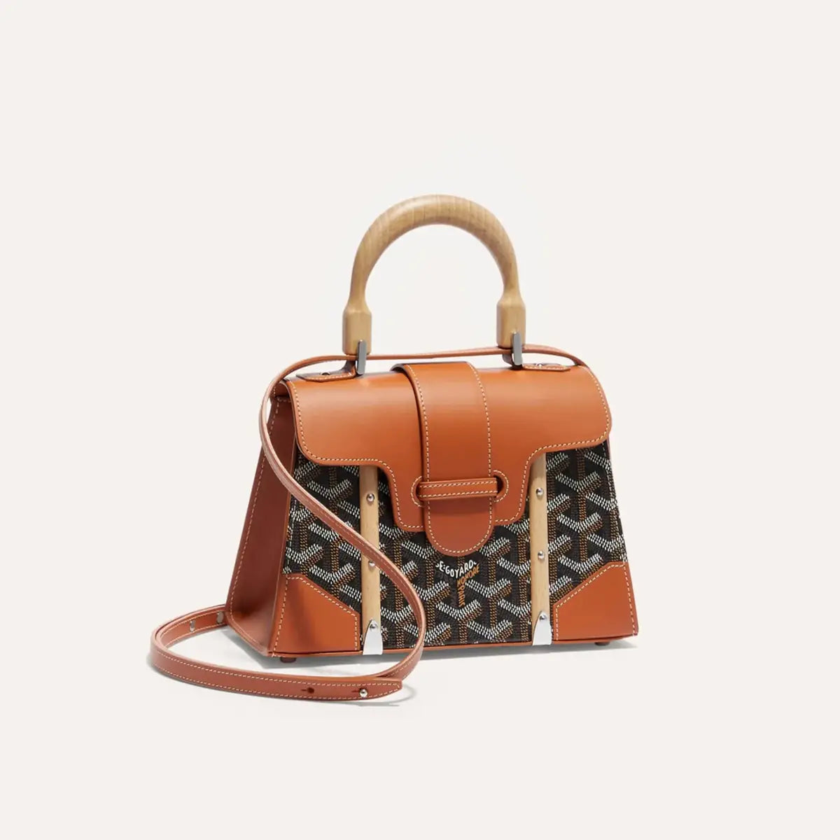 Saïgon Structuré Mini - Black & Tan