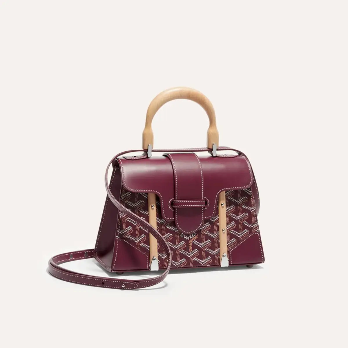 Saïgon Structuré Mini - Burgundy