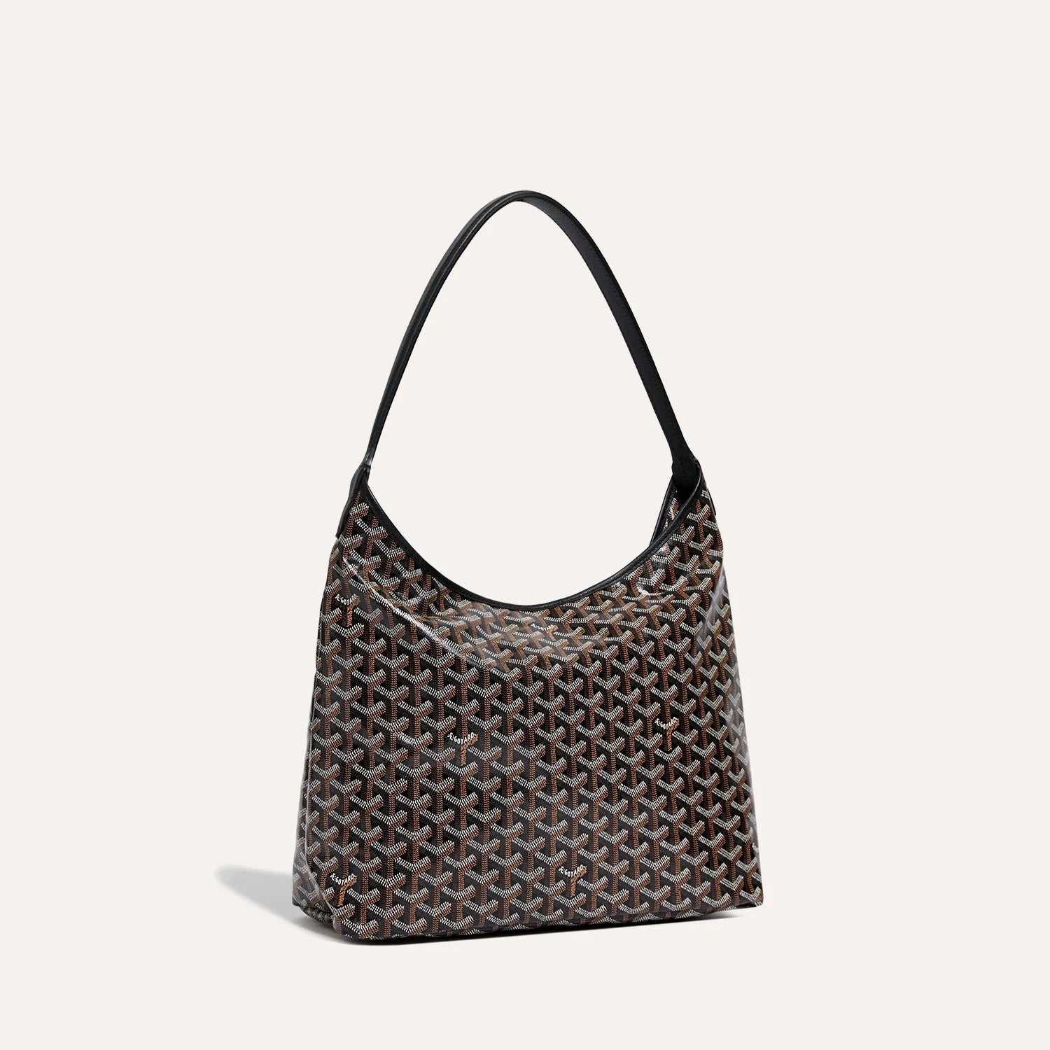Bohème Hobo Shoulder Bag - Black