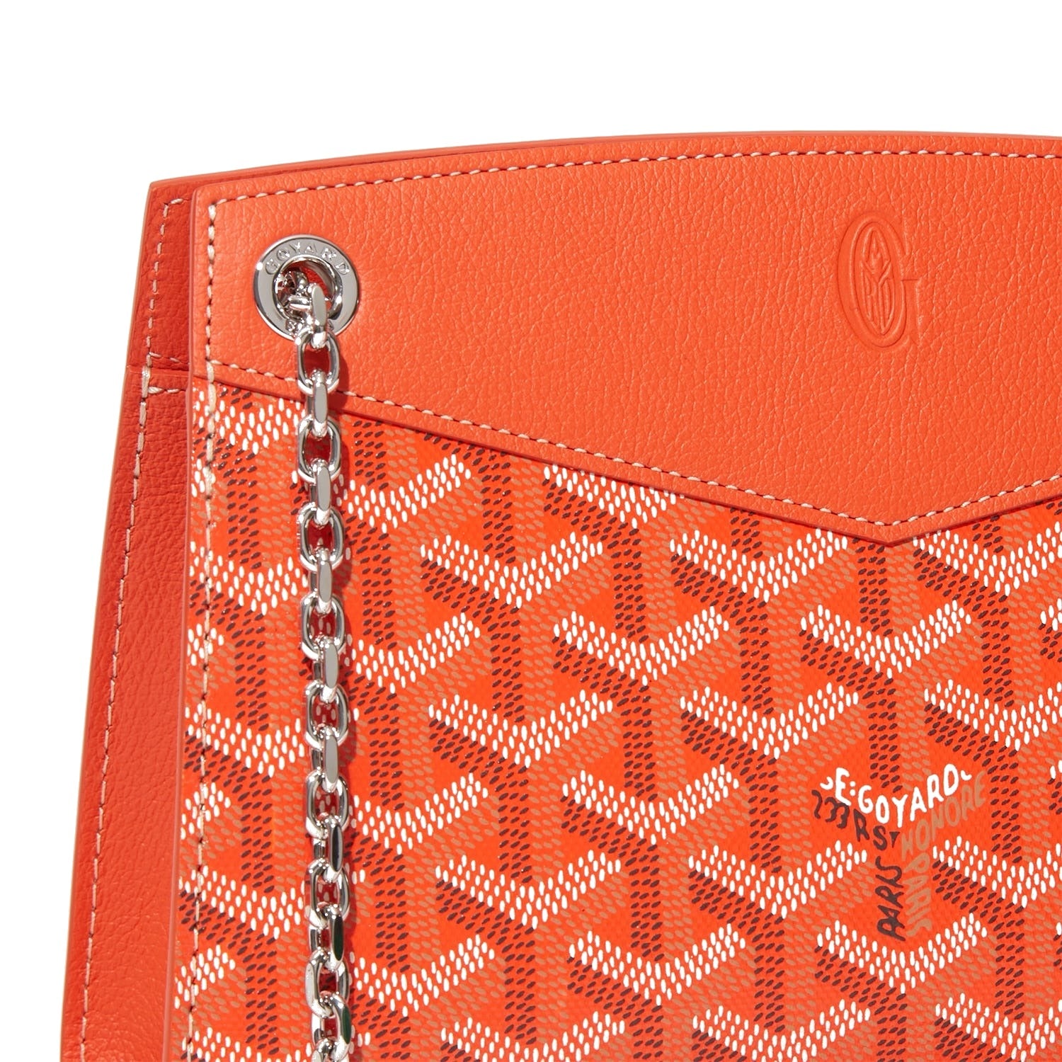 Structured Mini Bucket Bag - Orange - 20