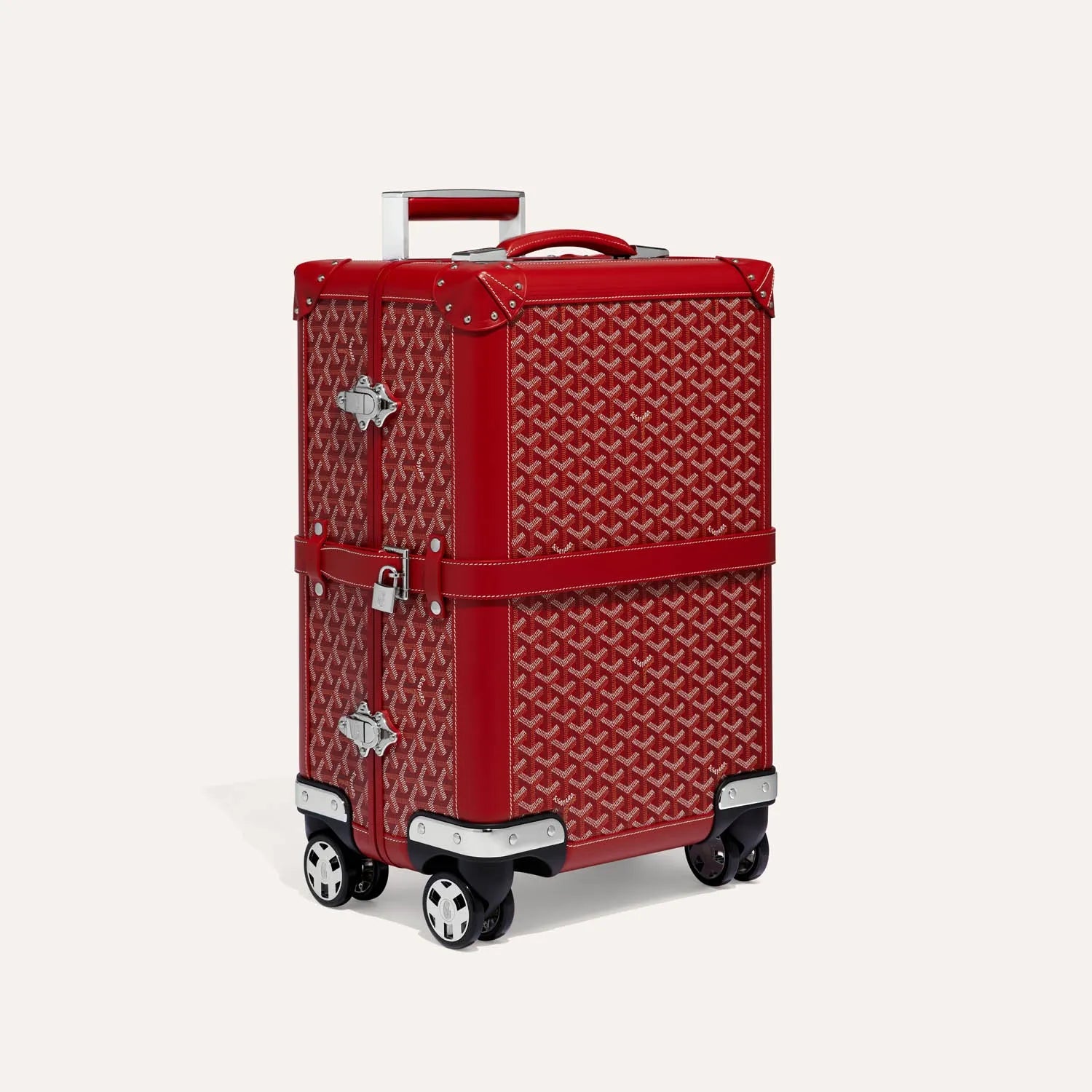 Bourget PM Rolling Suitcase - Red