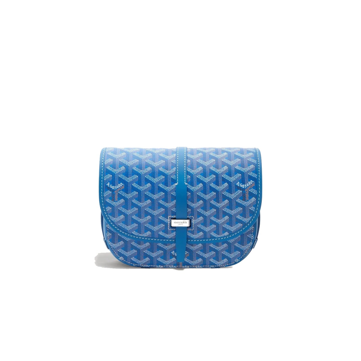 Canvas Crossbody Messenger - Small - Sky Blue - 32