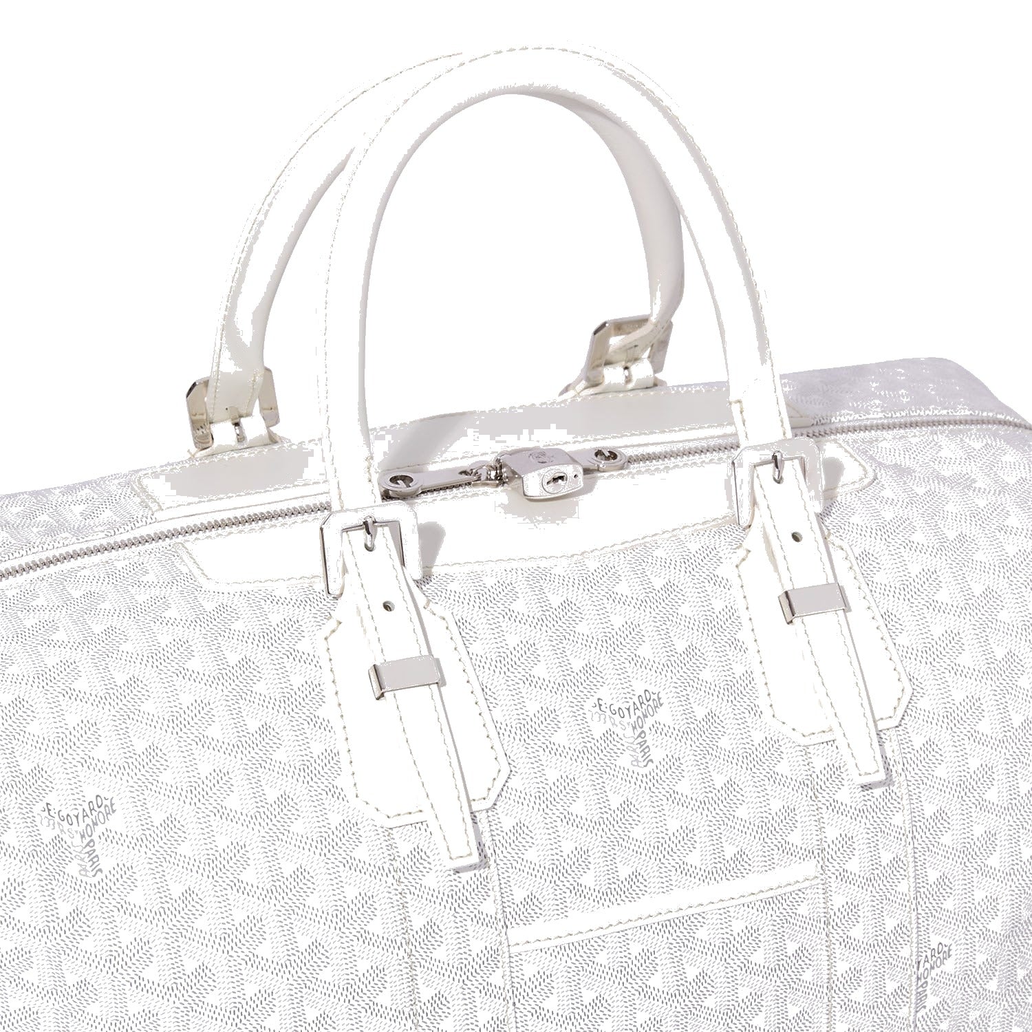 Canvas Bowling Travel Bag - 45cm - White - 45