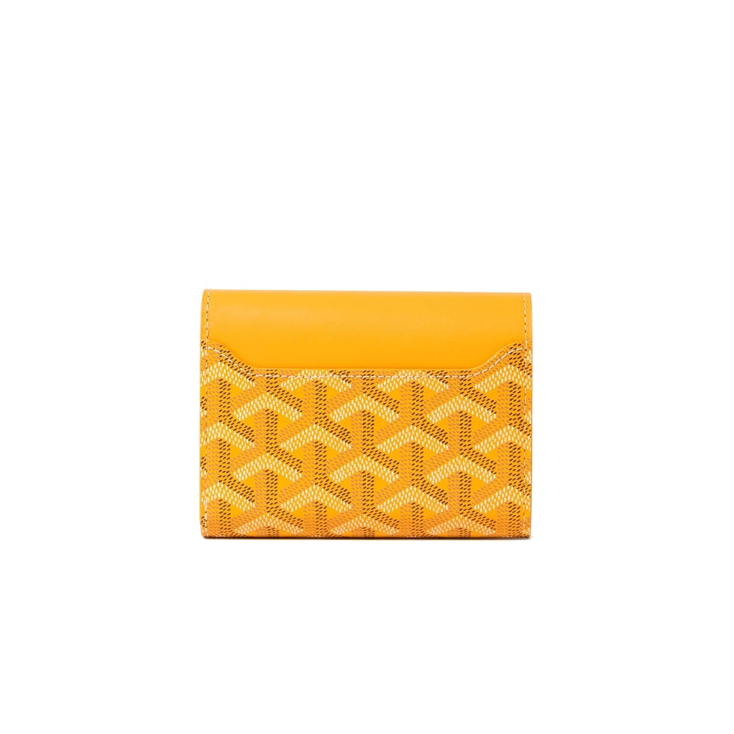 Compact Bi-Fold Wallet with Coin Pocket - Yellow - 18