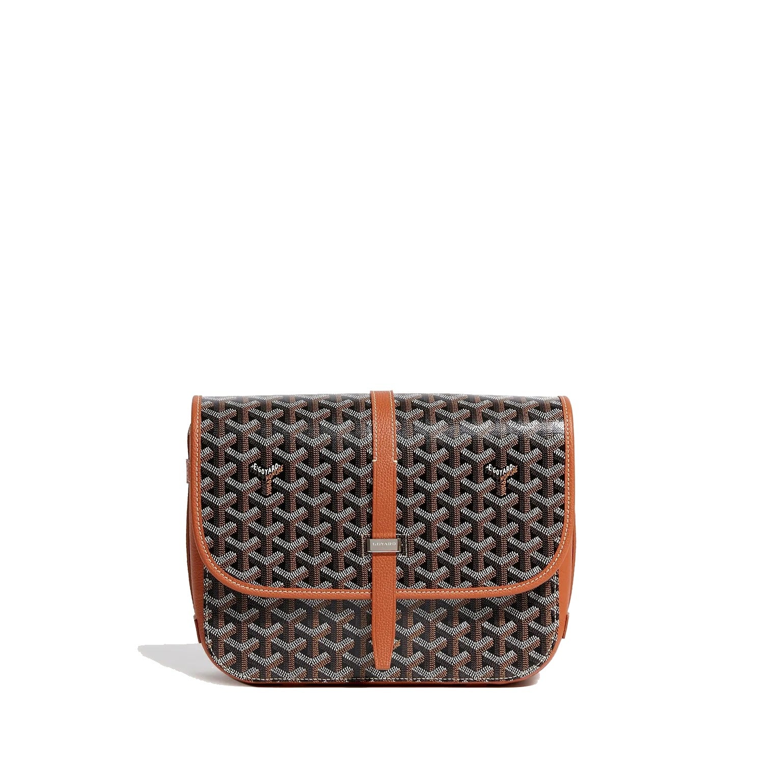 Canvas Crossbody Messenger - Medium - Black & Tan - 7