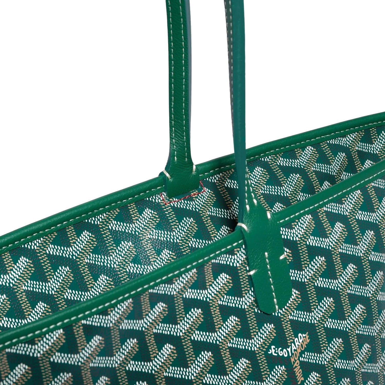 Zippered Canvas Tote - Medium - Green - 23