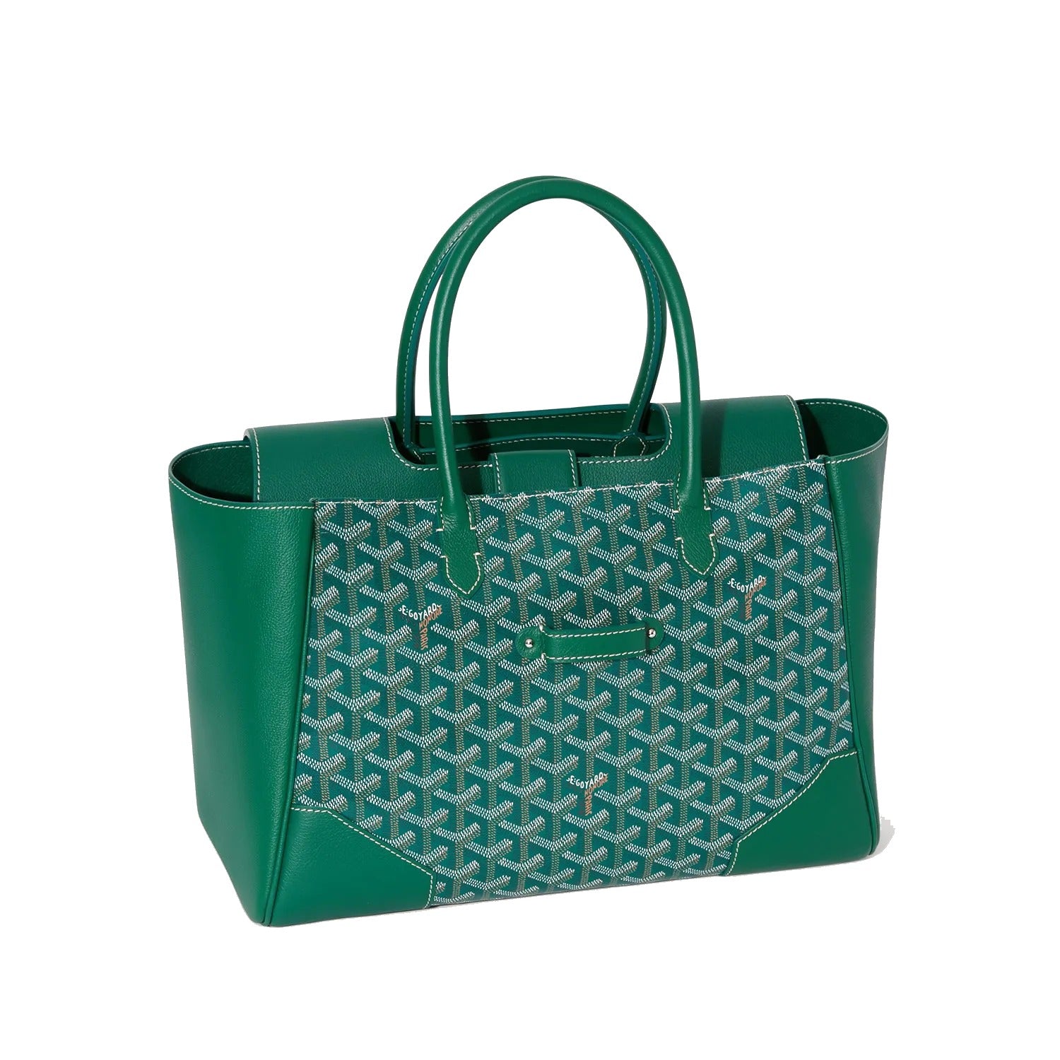 Structured Convertible Tote Bag - Green - 40