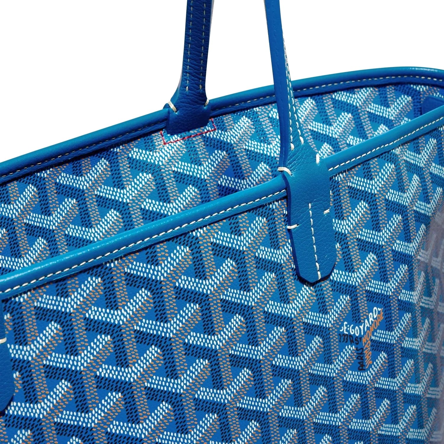 Zippered Canvas Tote - Small - Sky Blue - 27