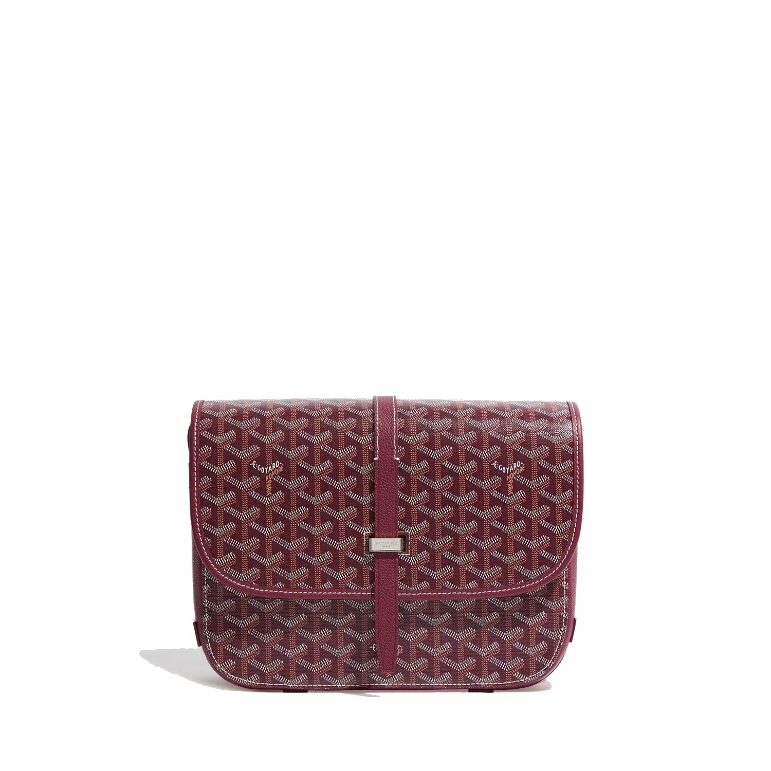 Canvas Crossbody Messenger - Medium - Burgundy - 42