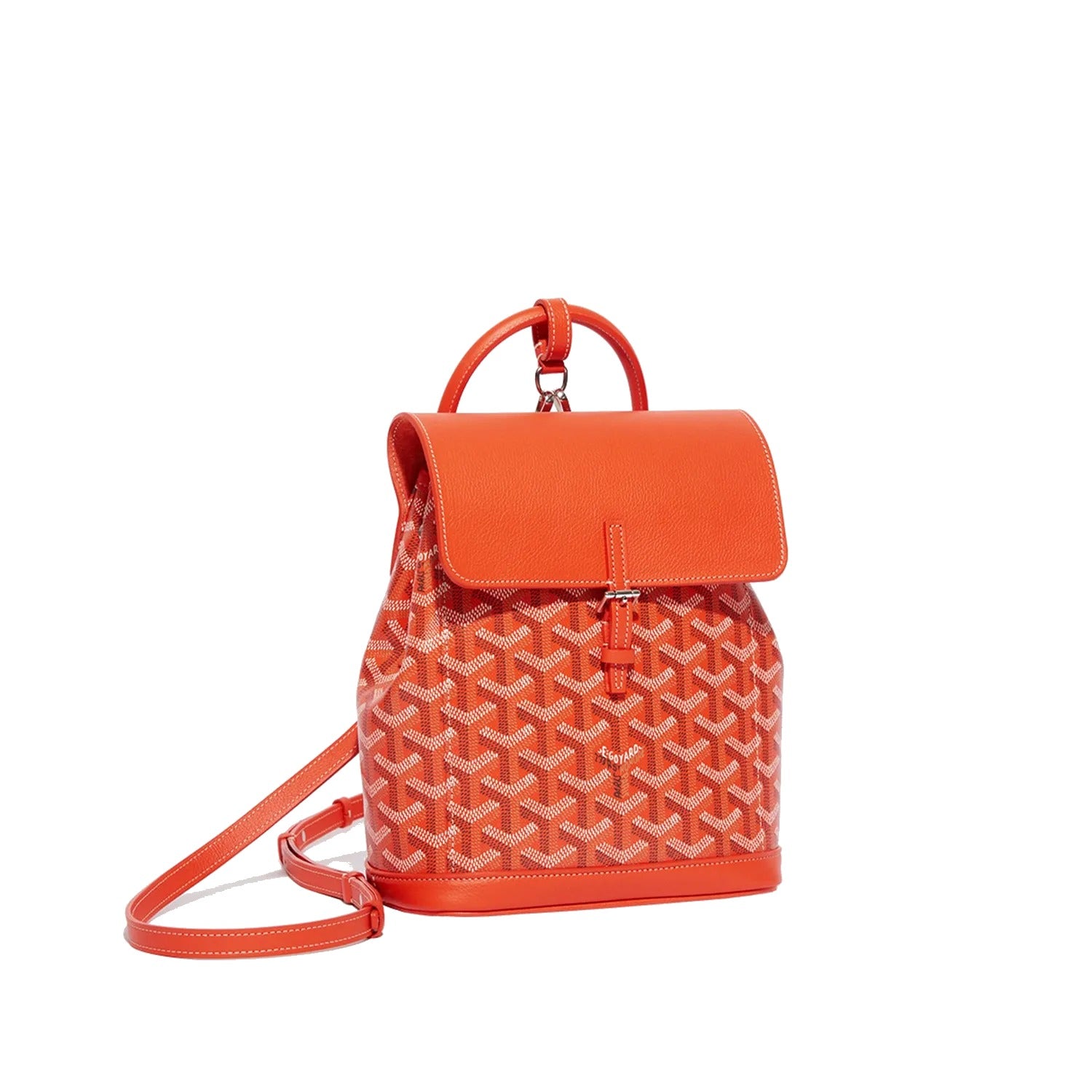 Mini Canvas Backpack - Orange
