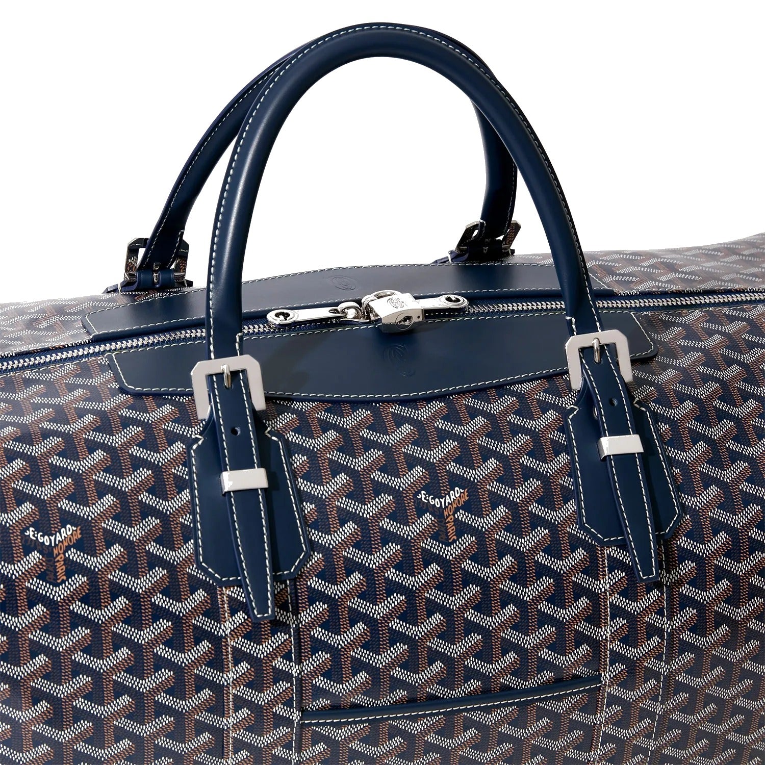 Canvas Bowling Travel Bag - 55cm - Navy Blue - 19