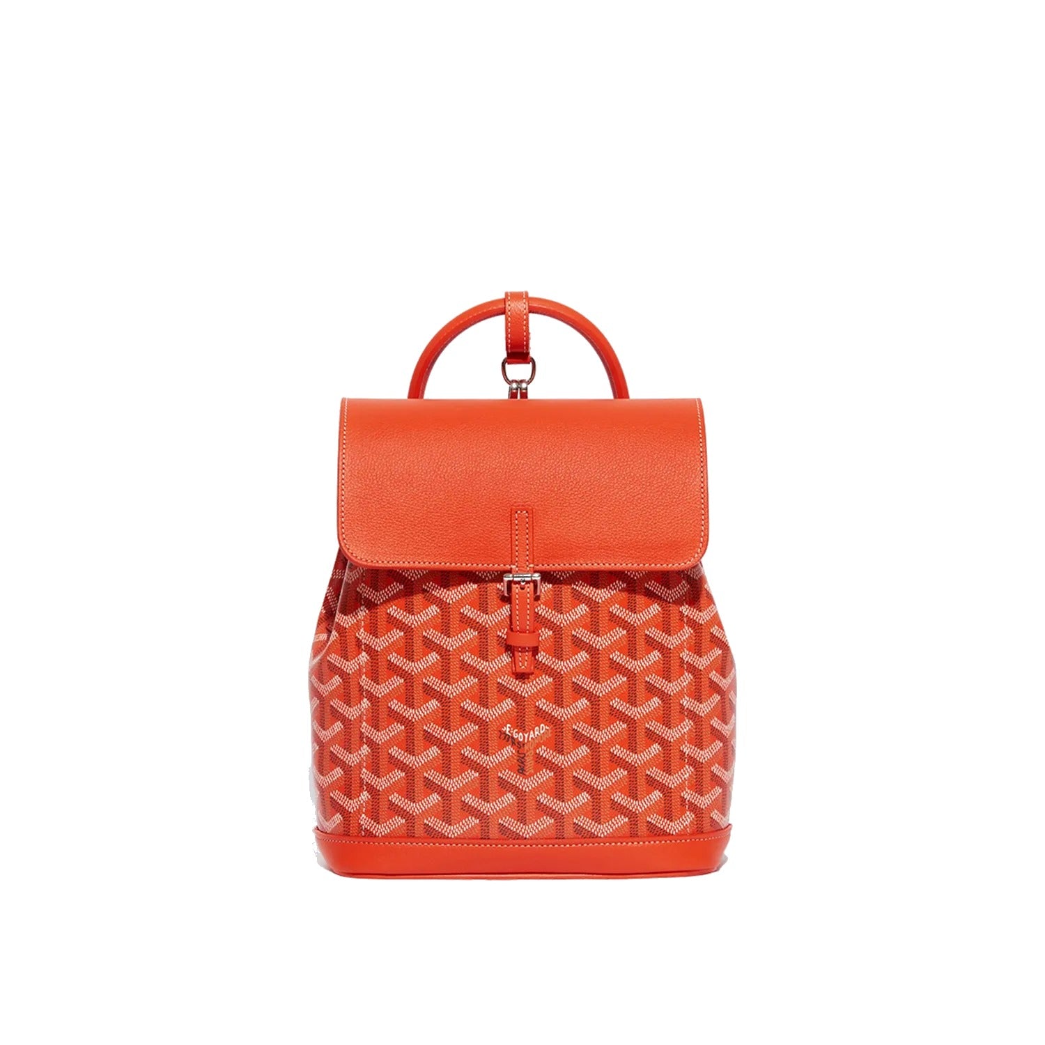 Mini Canvas Backpack - Orange - 17