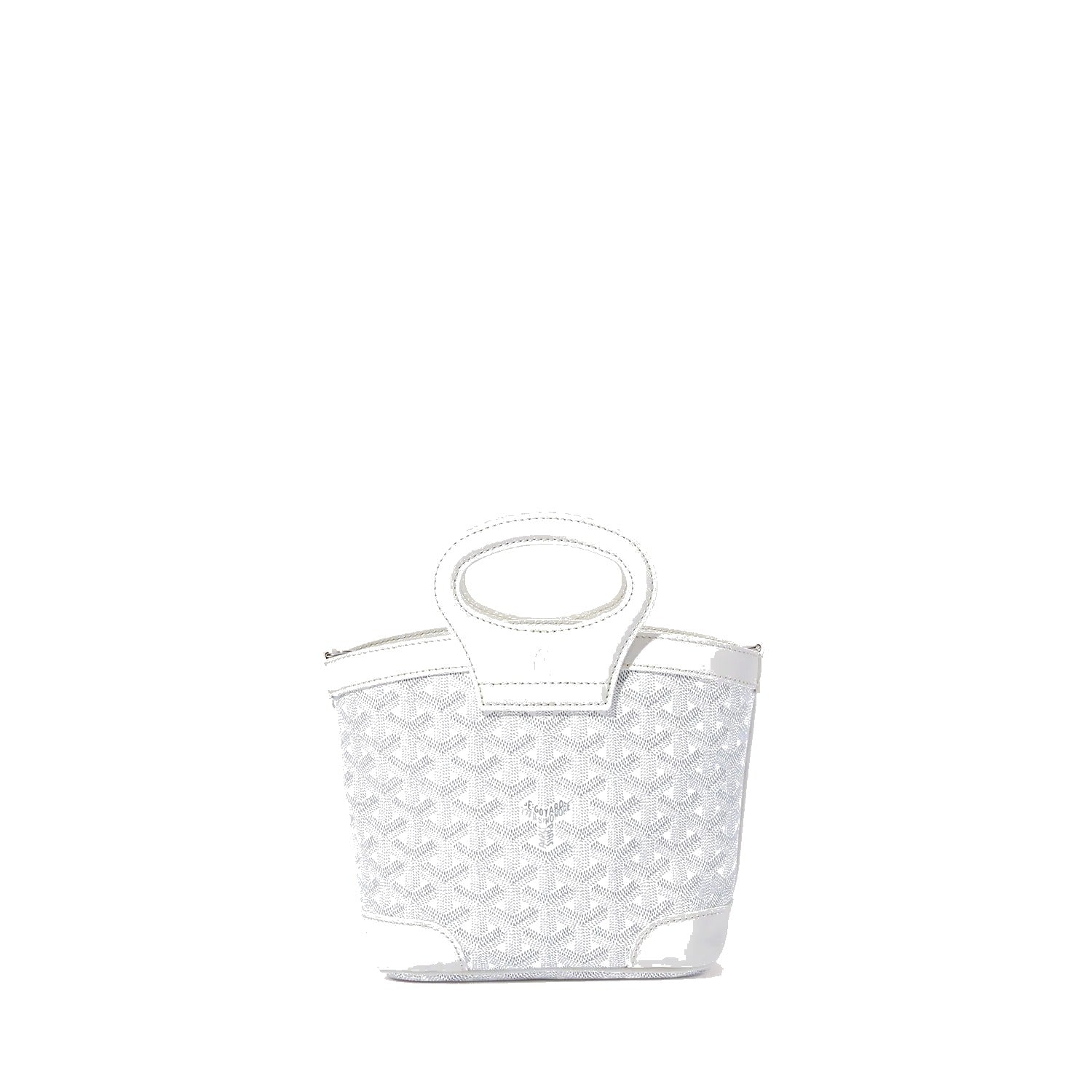Drawstring Mini Bucket Bag - White - 38