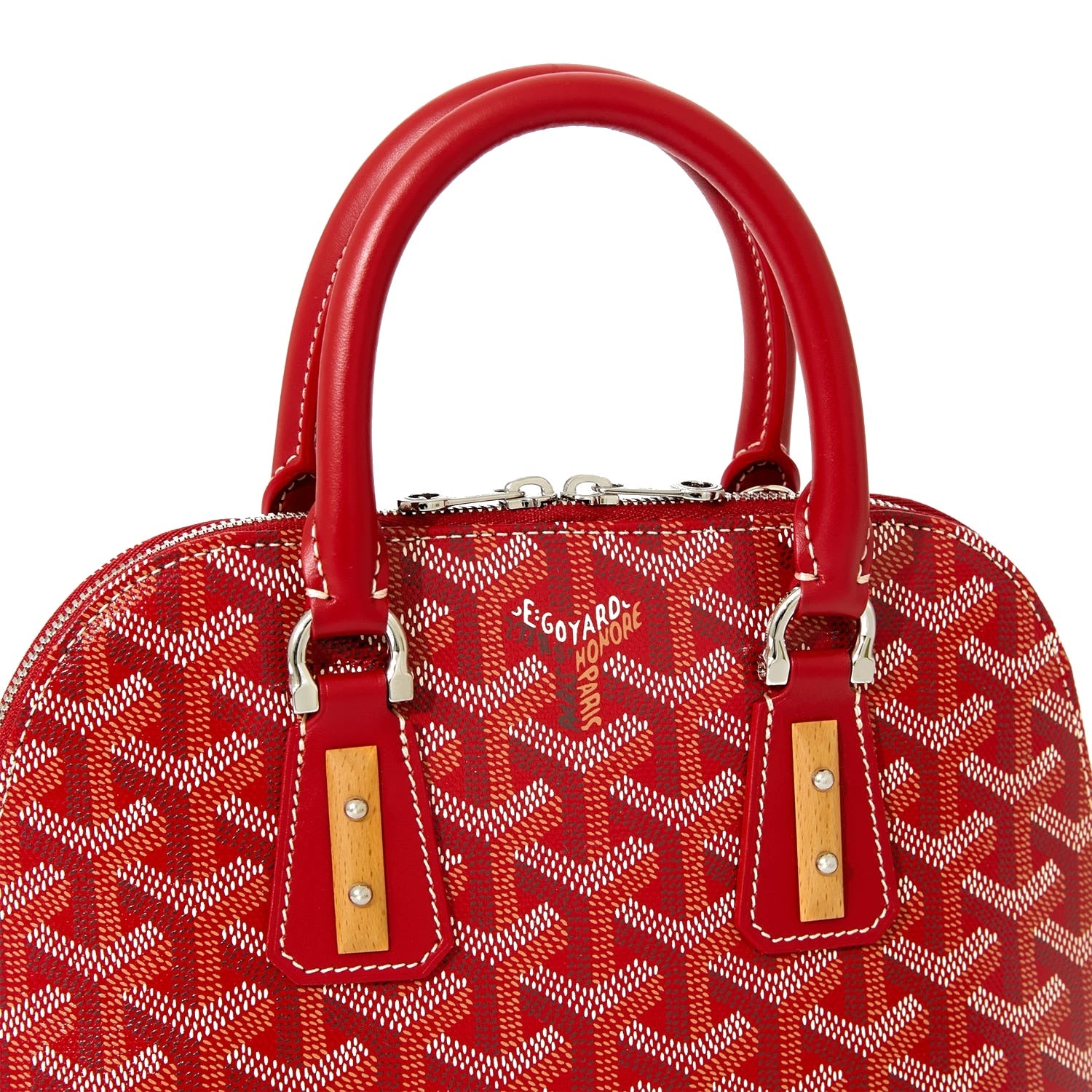 Mini Structured Top-Handle Bag - Red - 13