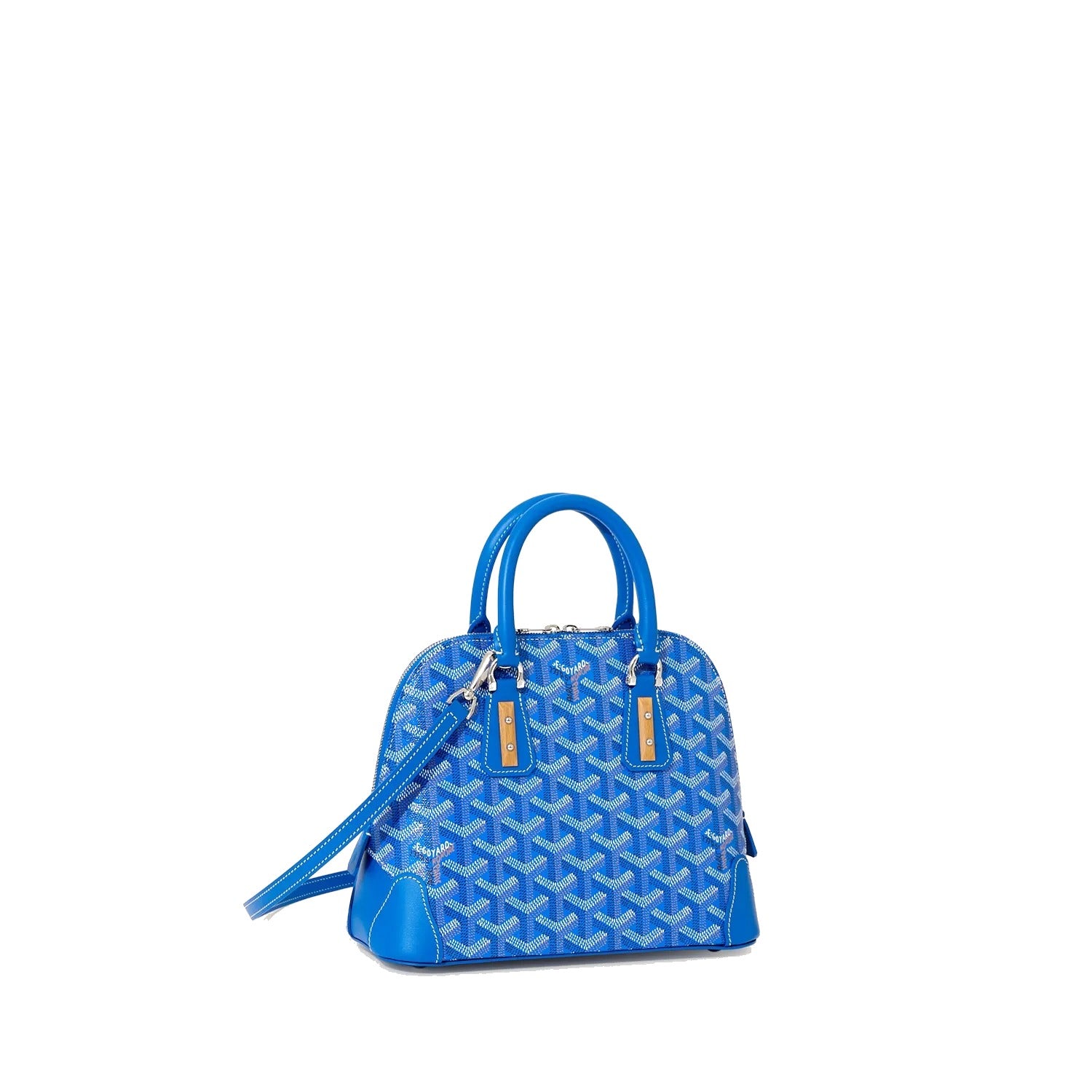 Mini Structured Top-Handle Bag - Sky Blue