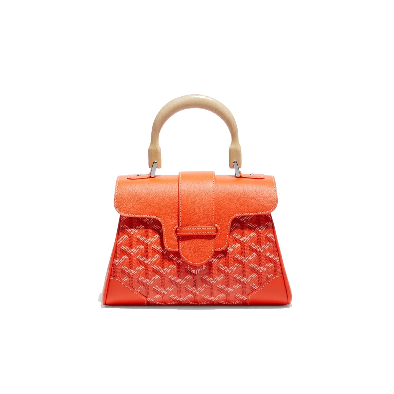 Soft Leather Mini Crossbody Bag - Orange - 17