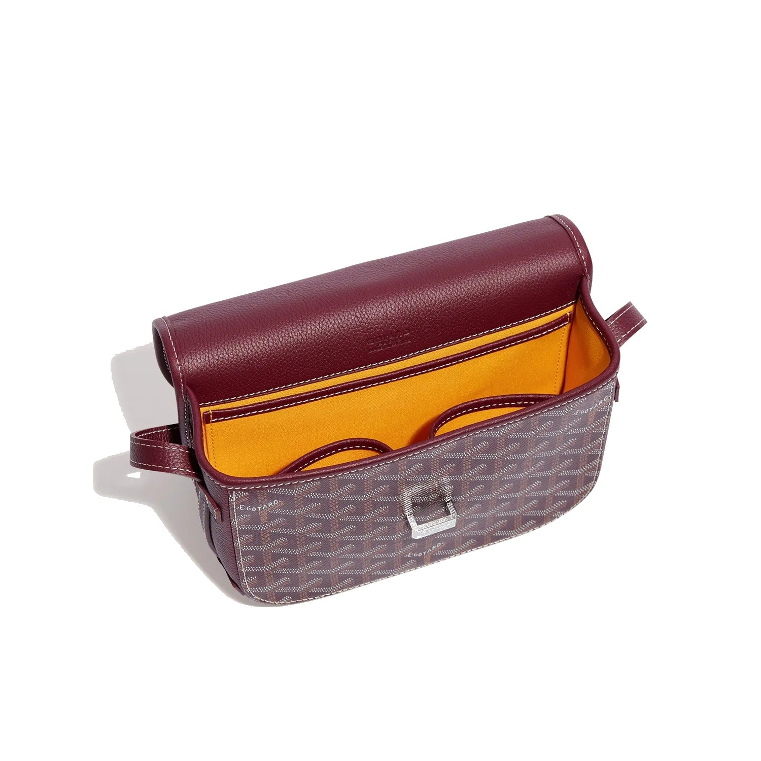 Canvas Crossbody Messenger - Small - Burgundy - 44