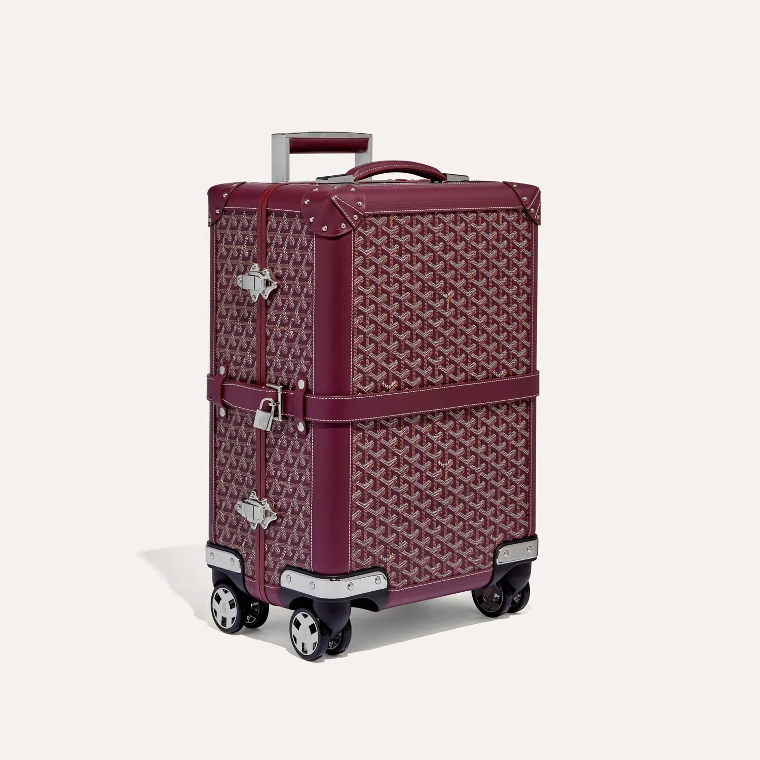 Bourget PM Rolling Suitcase - Burgundy