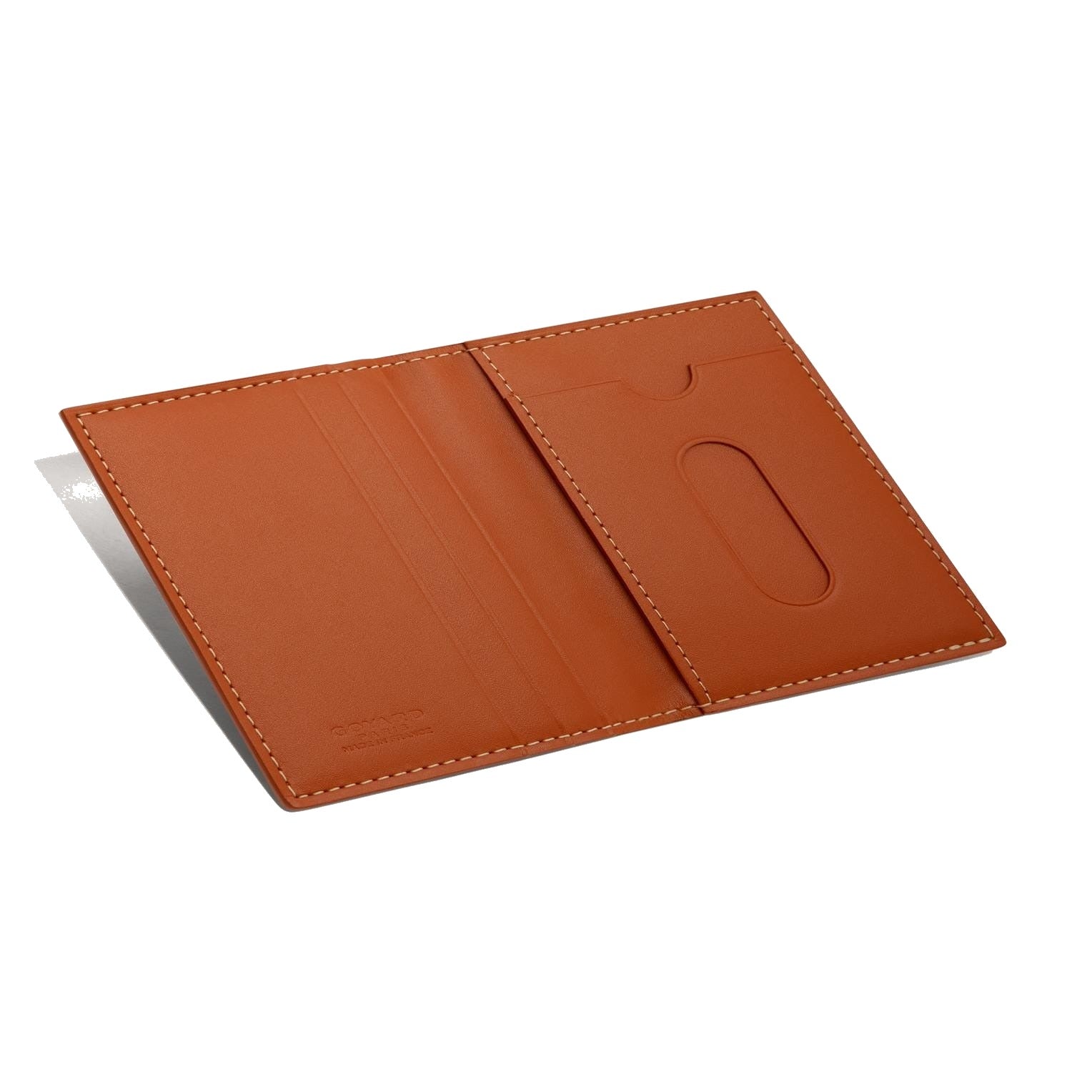 Slim Snap Card Case - Black & Tan - 5