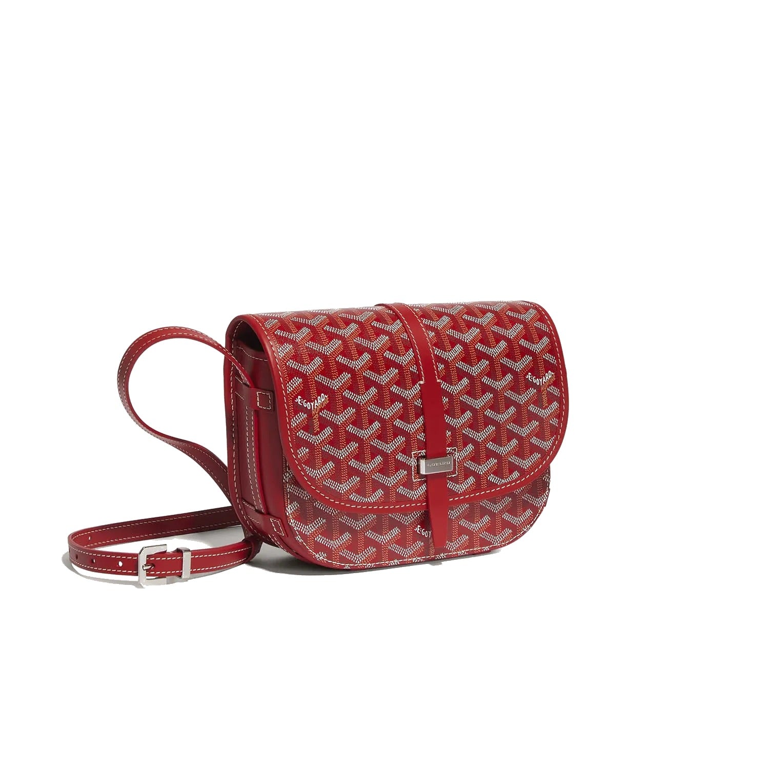 Canvas Crossbody Messenger - Small - Red