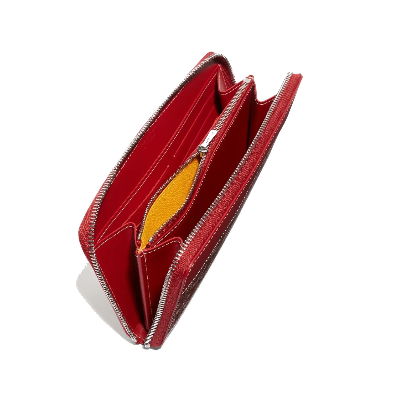 Continental Zip Wallet - Large - Red - 8