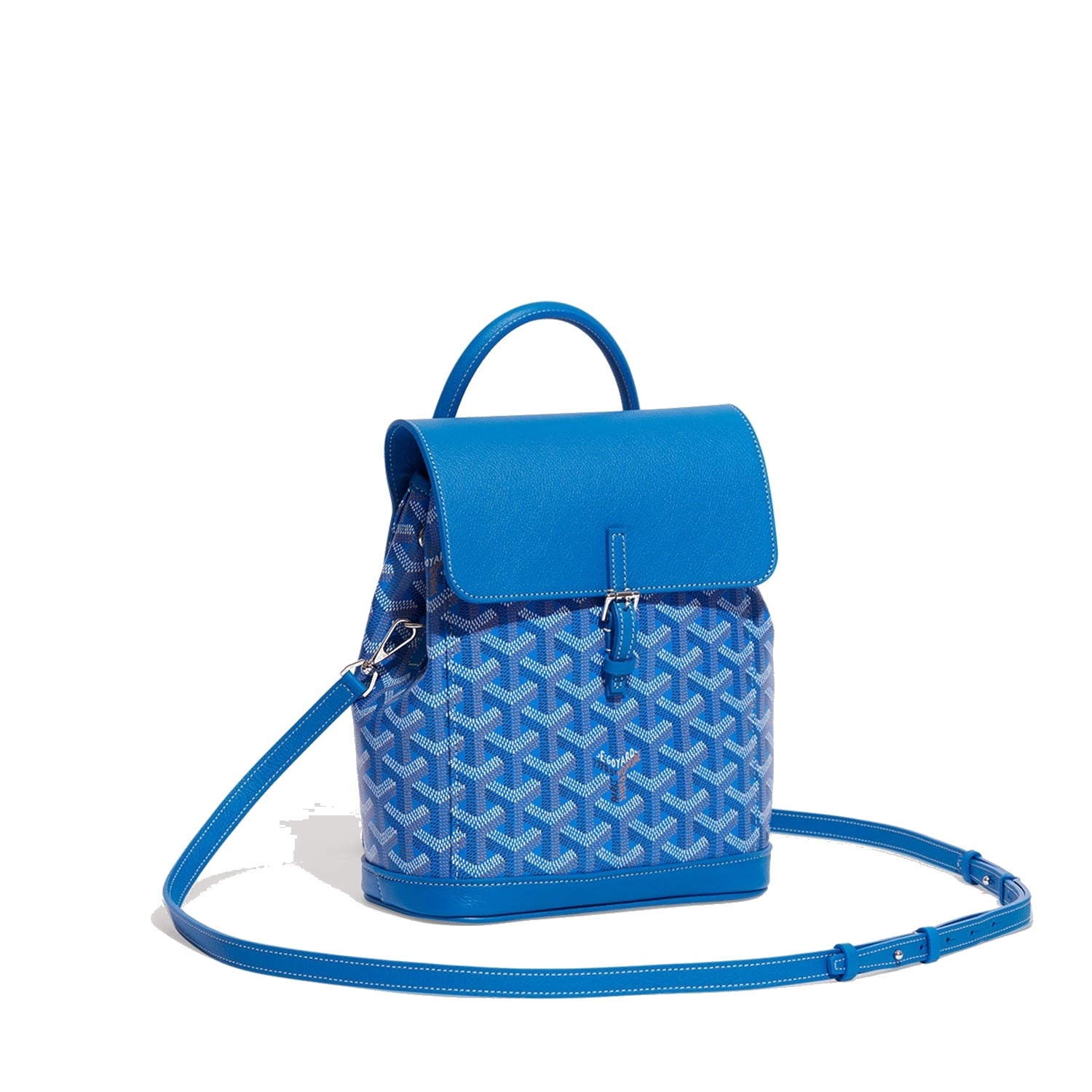 Mini Canvas Backpack - Sky Blue - 34