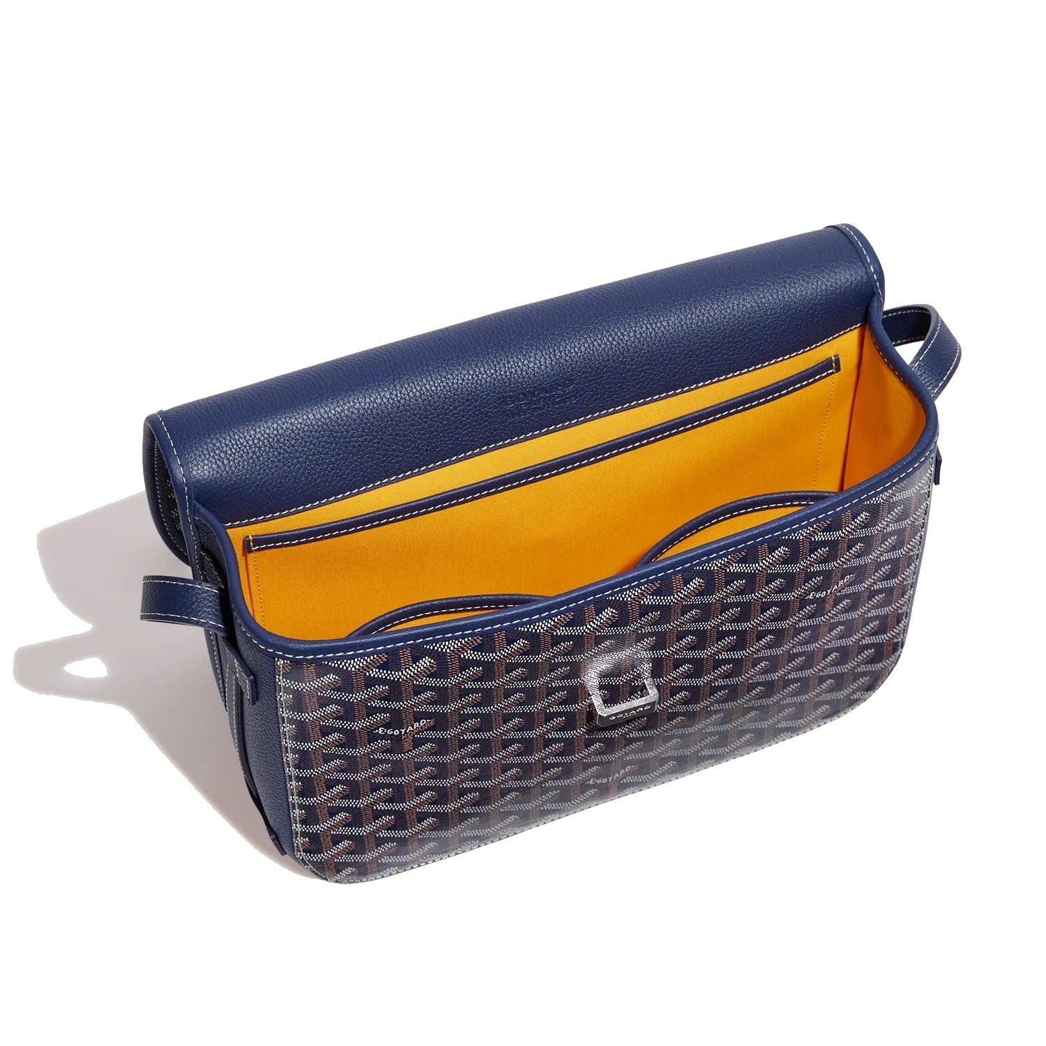 Canvas Crossbody Messenger - Medium - Navy Blue - 39