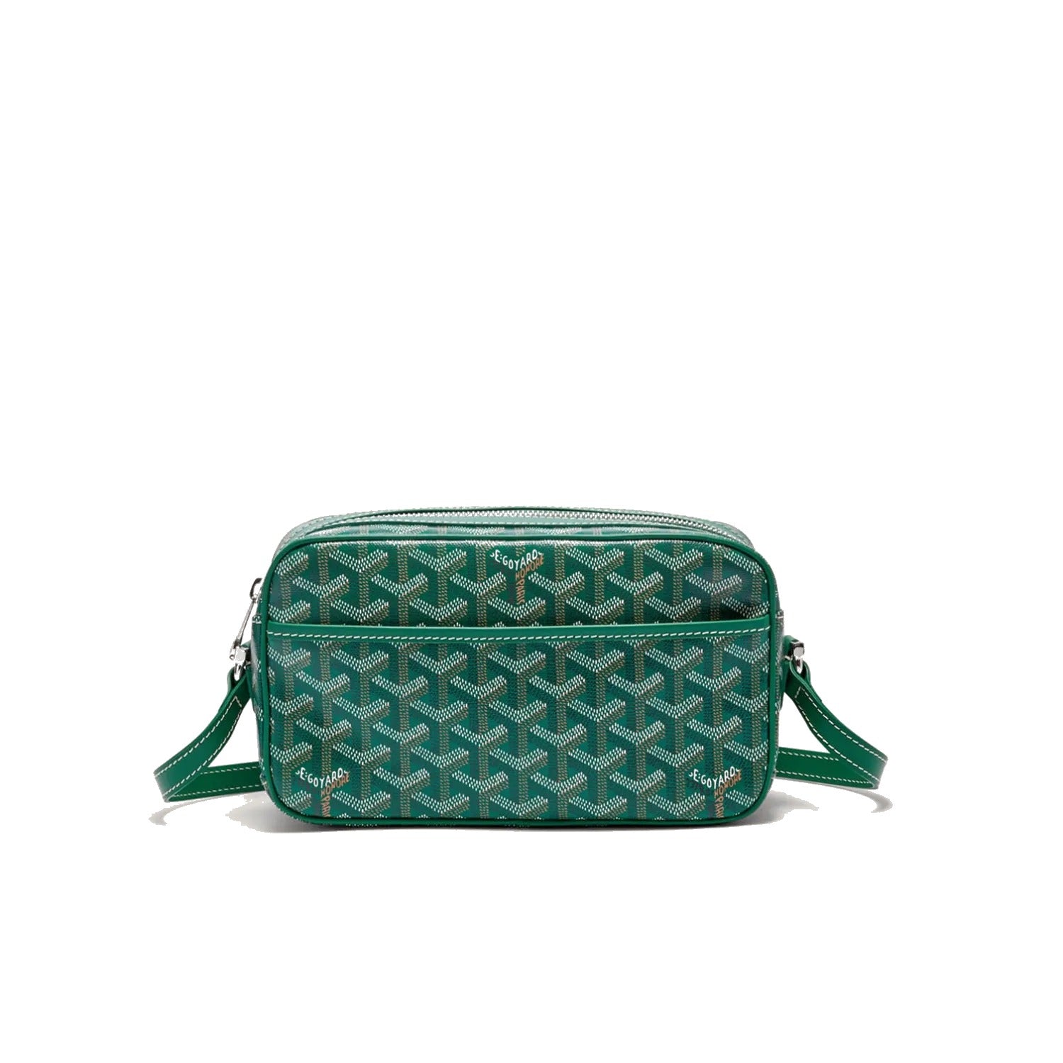 Compact Crossbody Flap Bag - Green - 22
