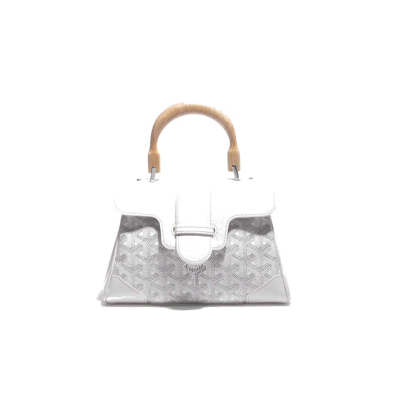 Soft Leather Mini Crossbody Bag - White - 47