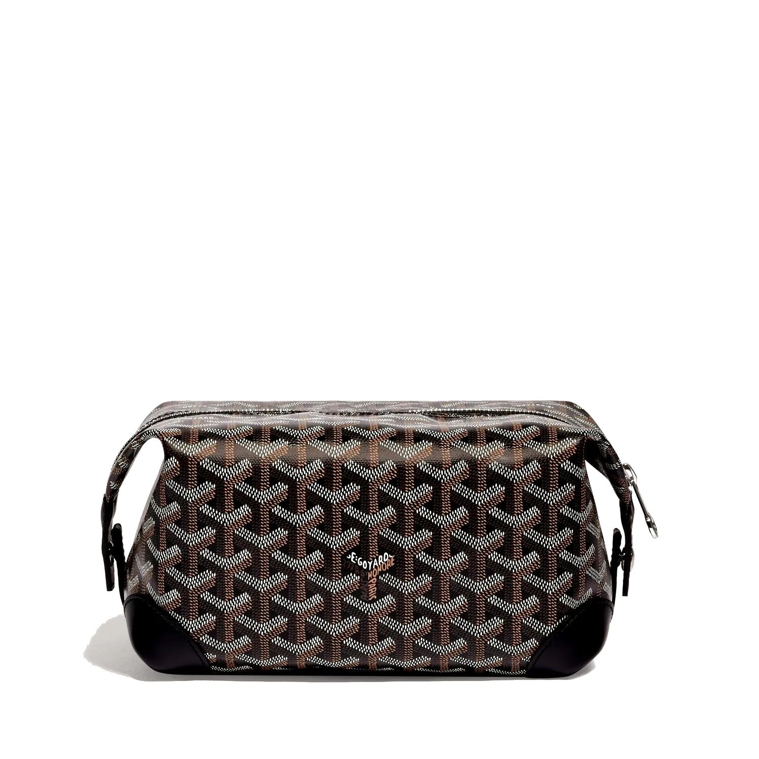 Canvas Bowling Toiletry Bag - Black - 2