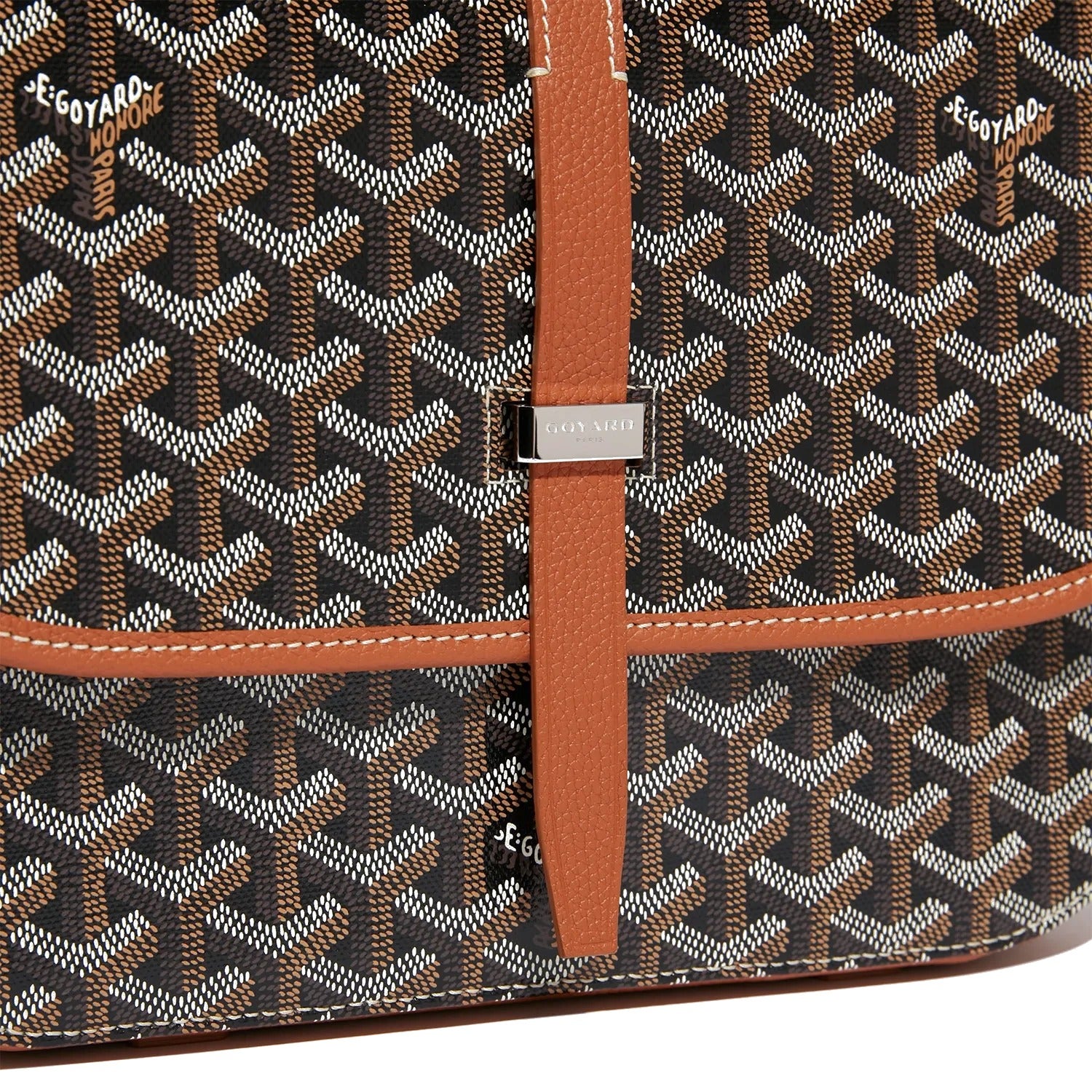 Canvas Crossbody Messenger - Medium - Black & Tan - 10