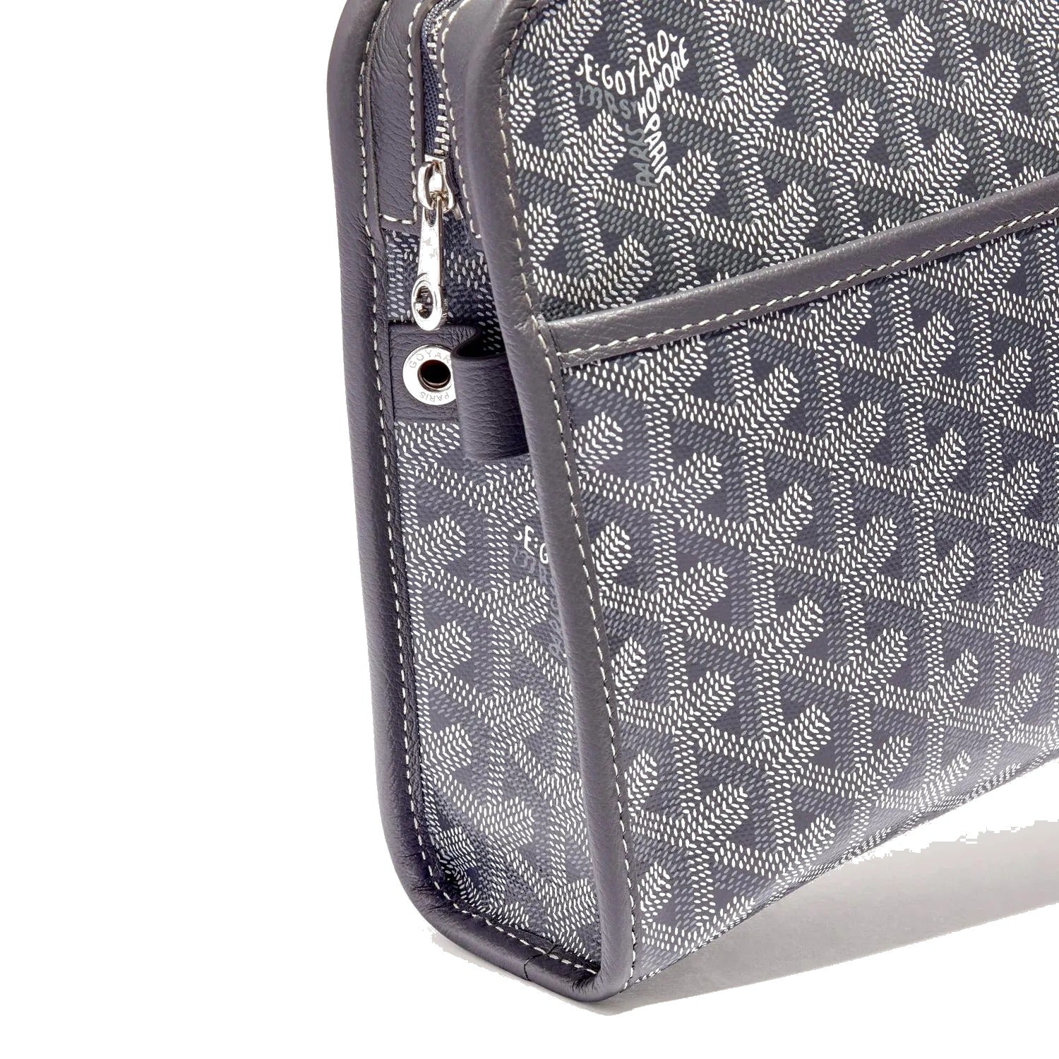 Canvas Toiletry Bag - Medium - Grey - 44
