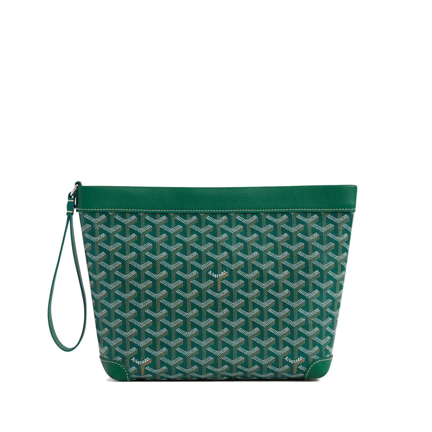 Compact Leather Everyday Pouch - Green - 22
