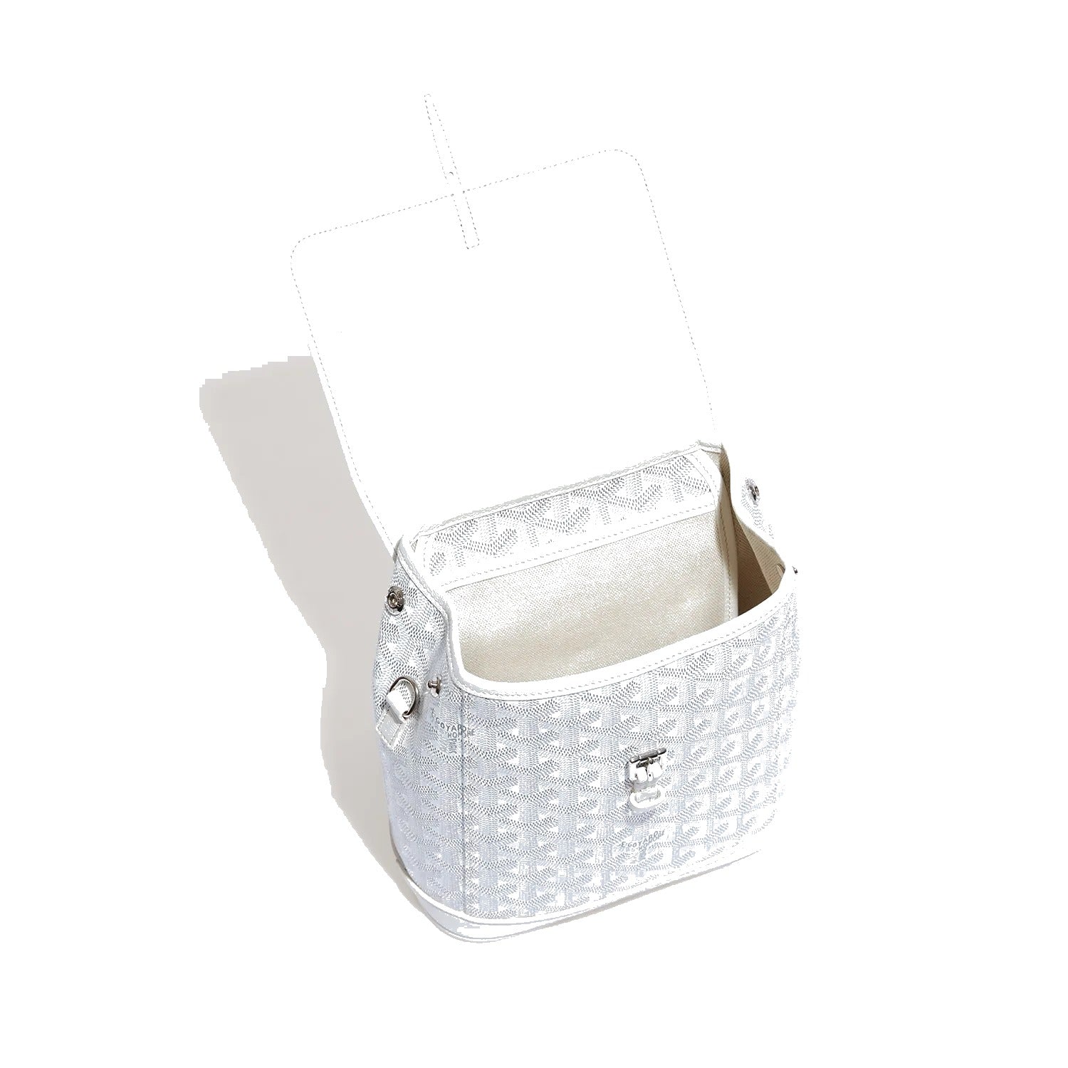 Mini Canvas Backpack - White - 50