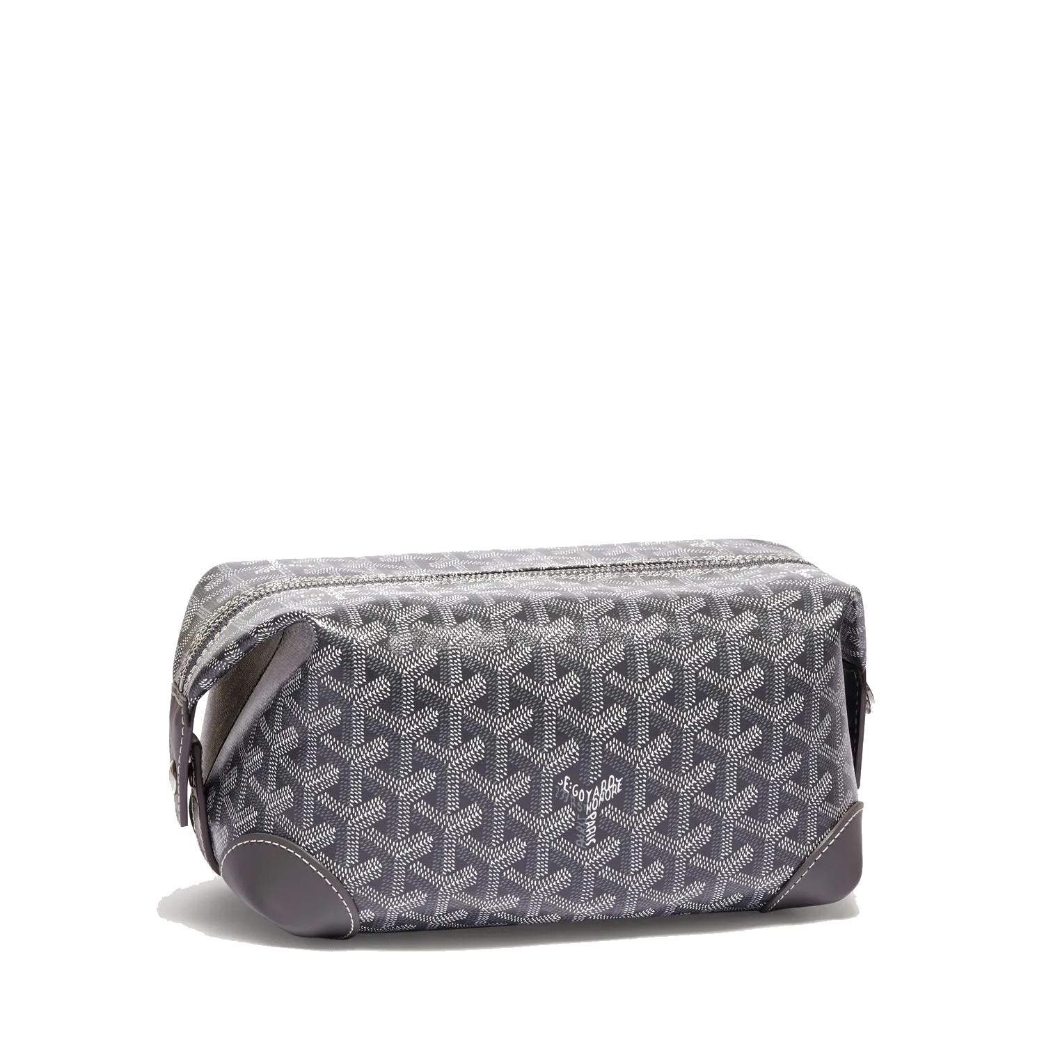 Canvas Bowling Toiletry Bag - Grey