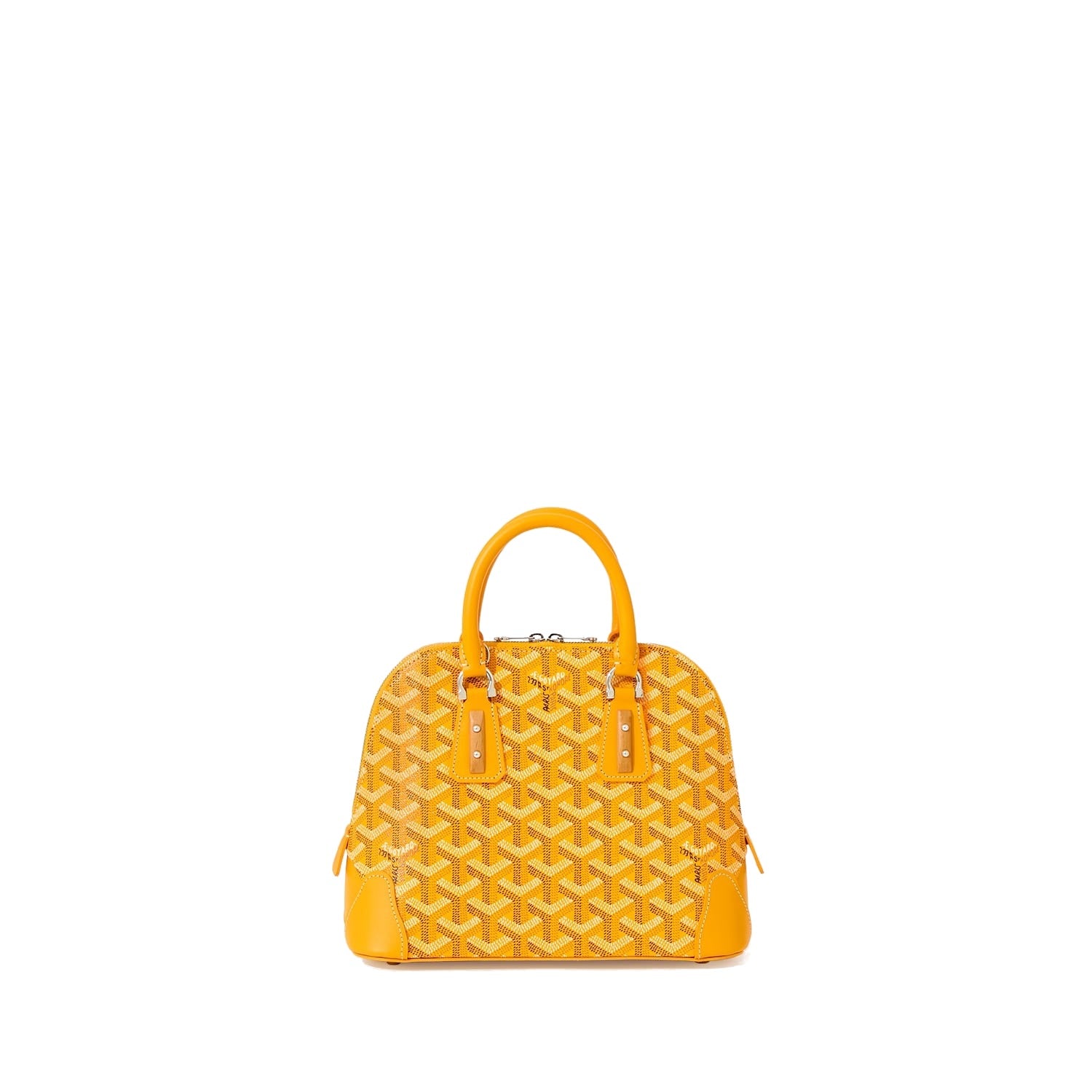 Mini Structured Top-Handle Bag - Yellow - 22