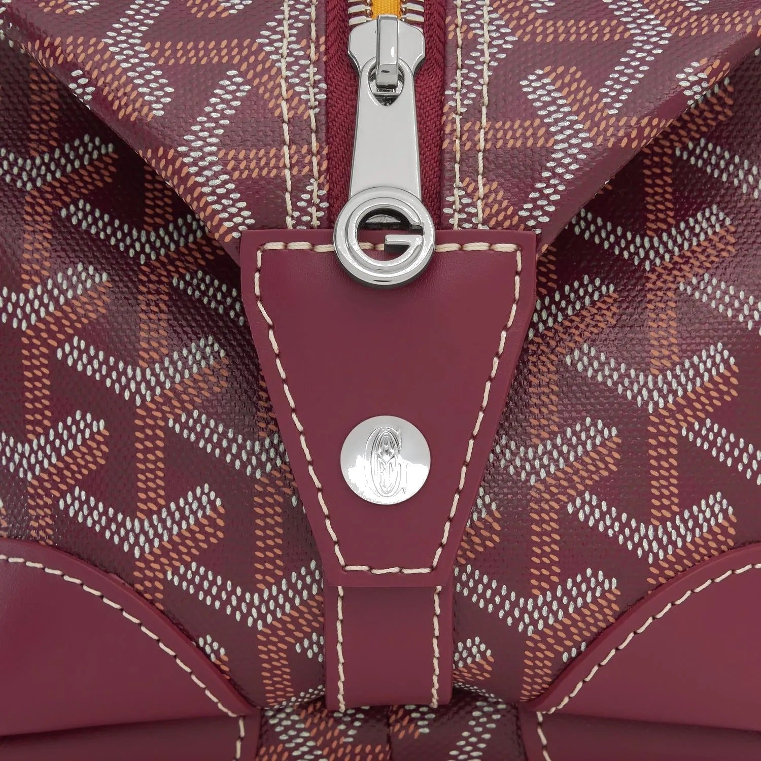 Canvas Bowling Toiletry Bag - Burgundy - 36