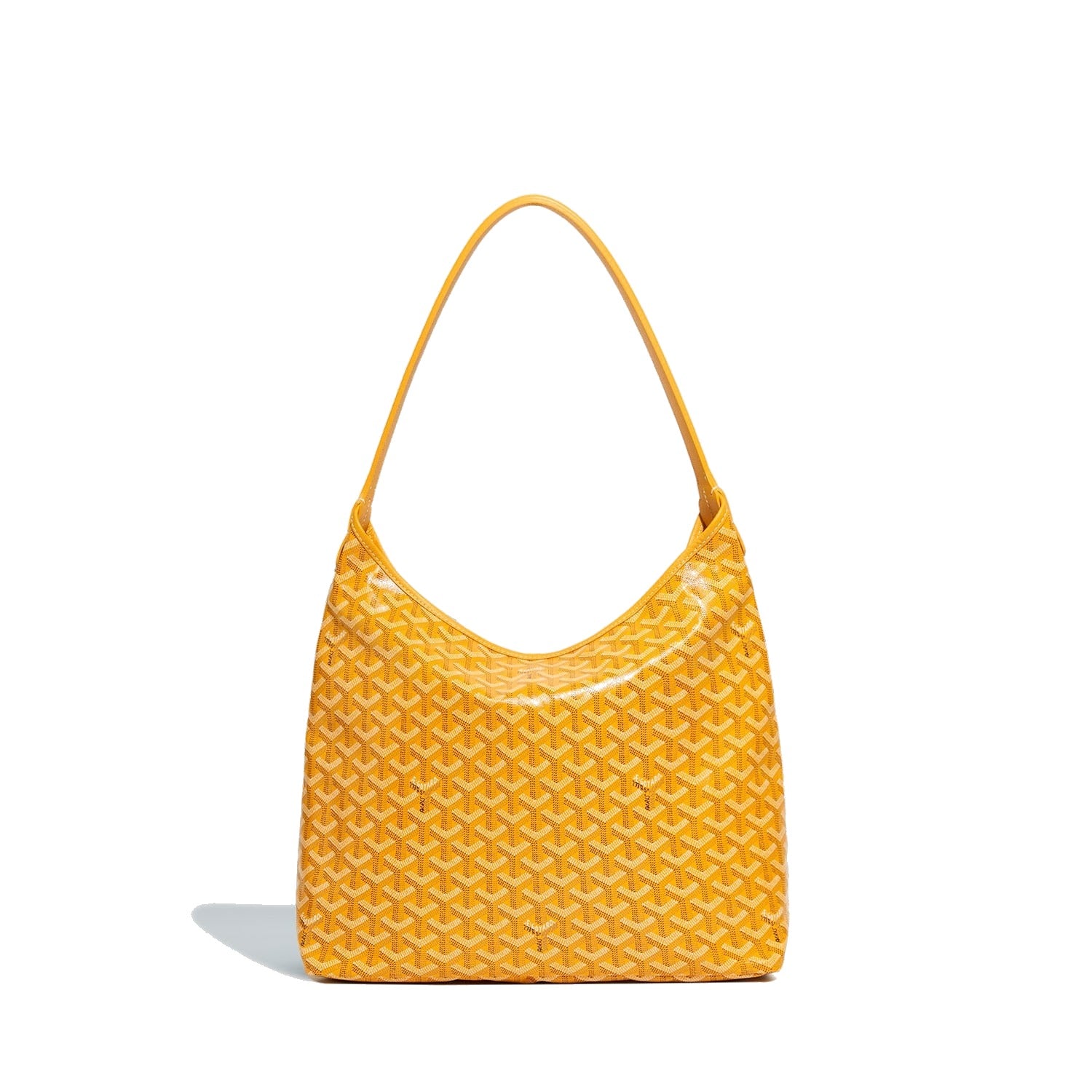 Slouchy Hobo Shoulder Bag - Yellow - 26