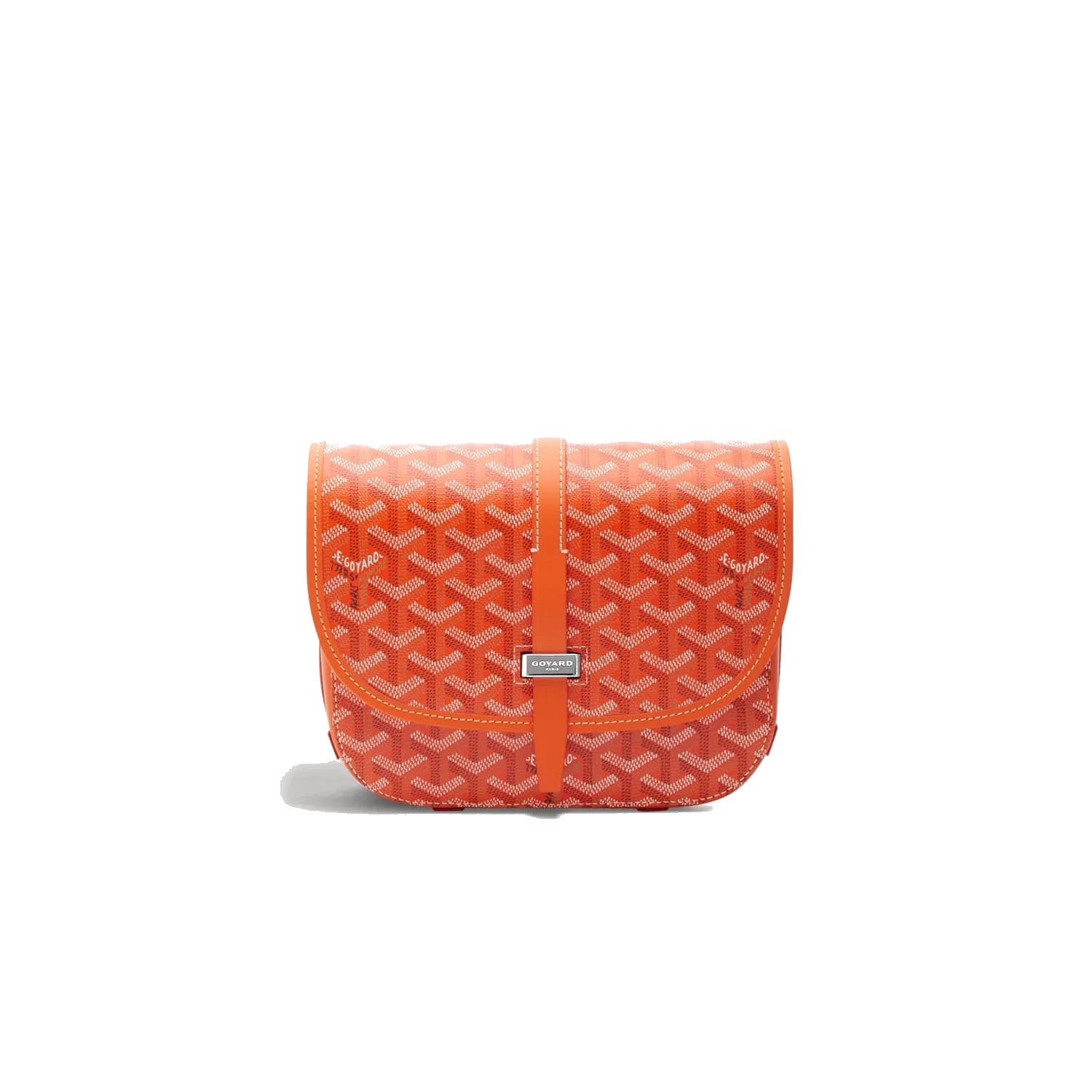 Canvas Crossbody Messenger - Small - Orange - 17