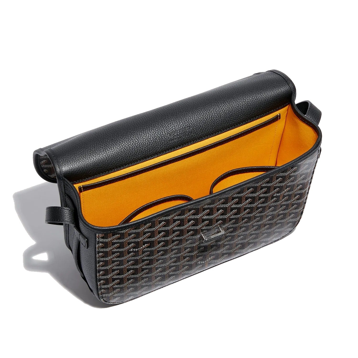 Canvas Crossbody Messenger - Medium - Black - 4