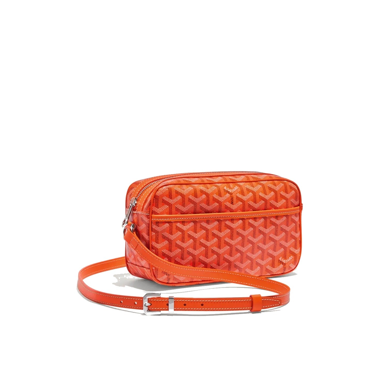 Compact Crossbody Flap Bag - Orange