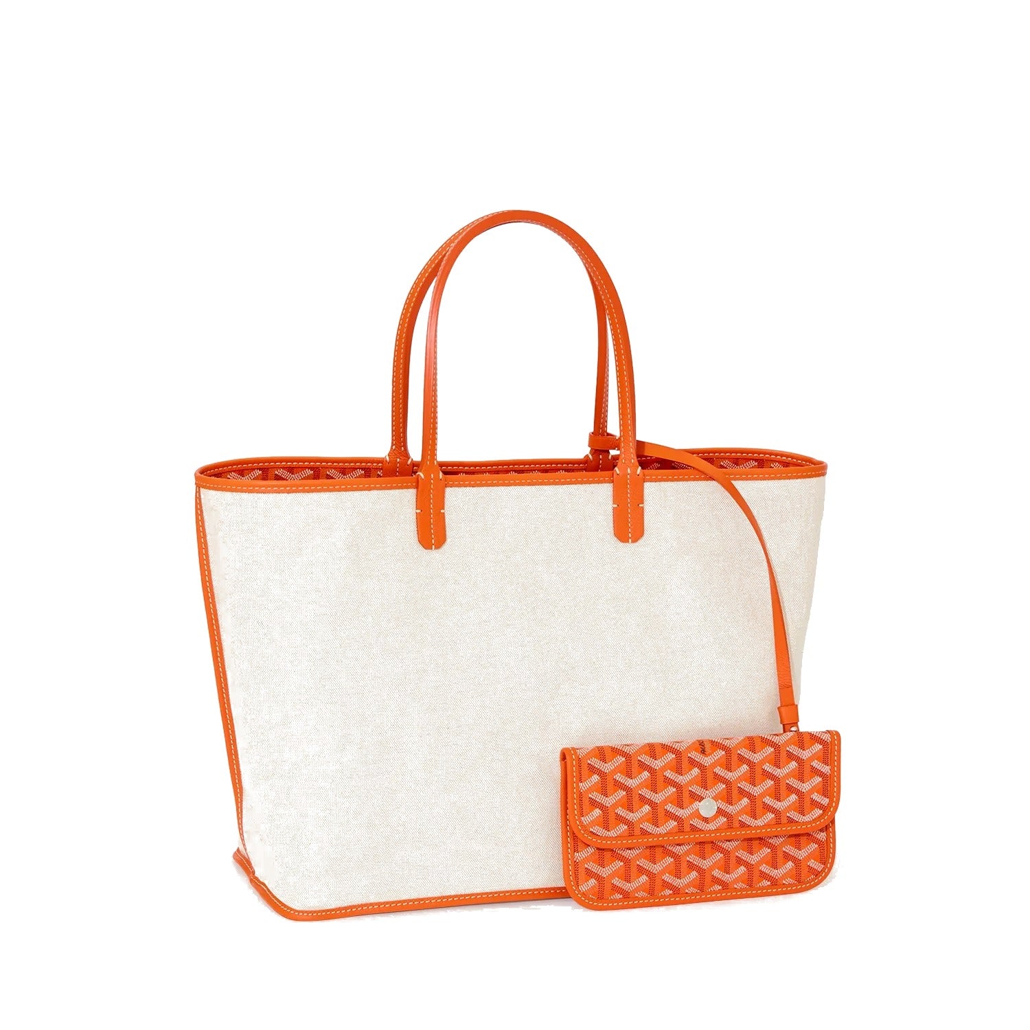 Lightweight Canvas Tote Bag - Small - Orange - 22