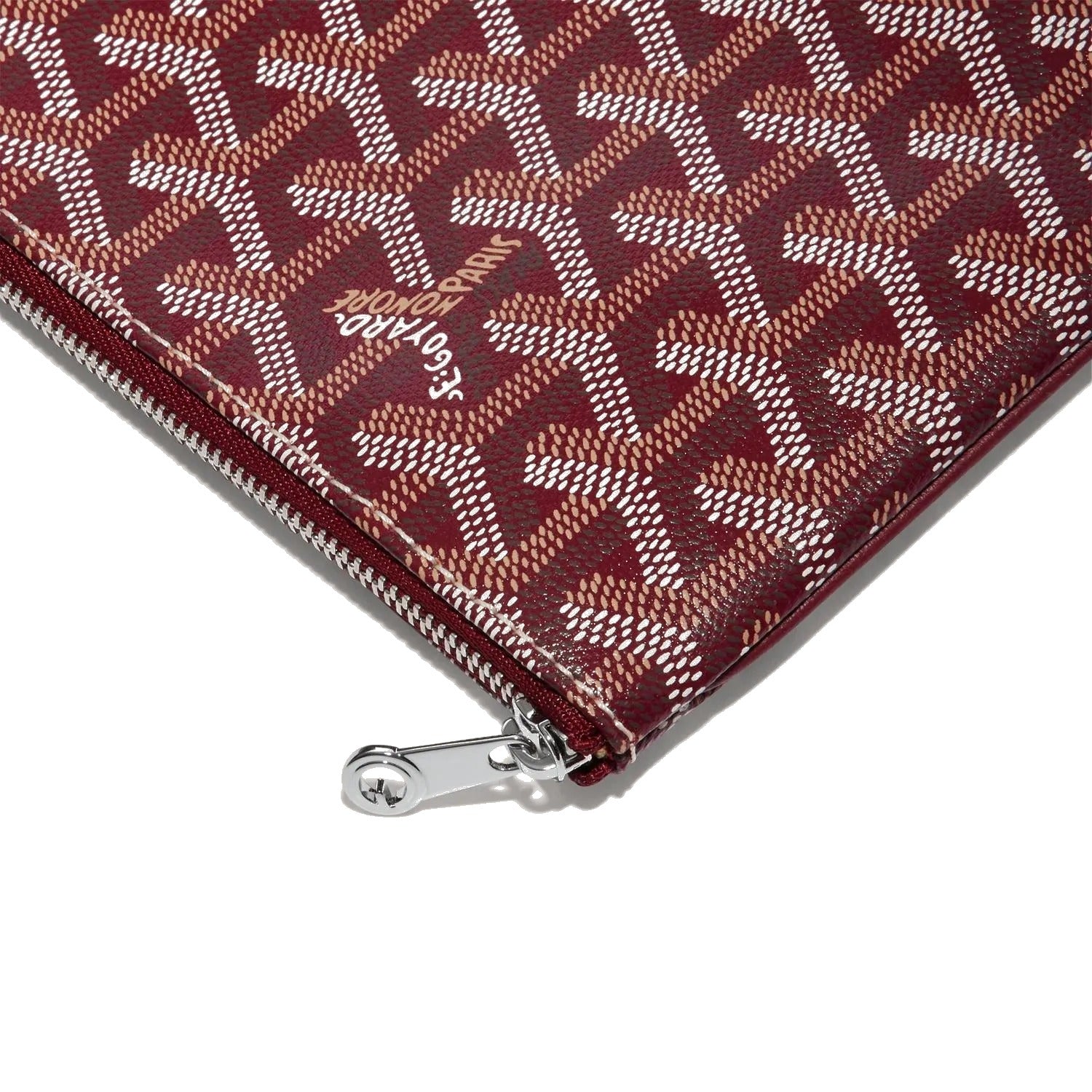 Flat Document Pouch - Medium - Burgundy - 27