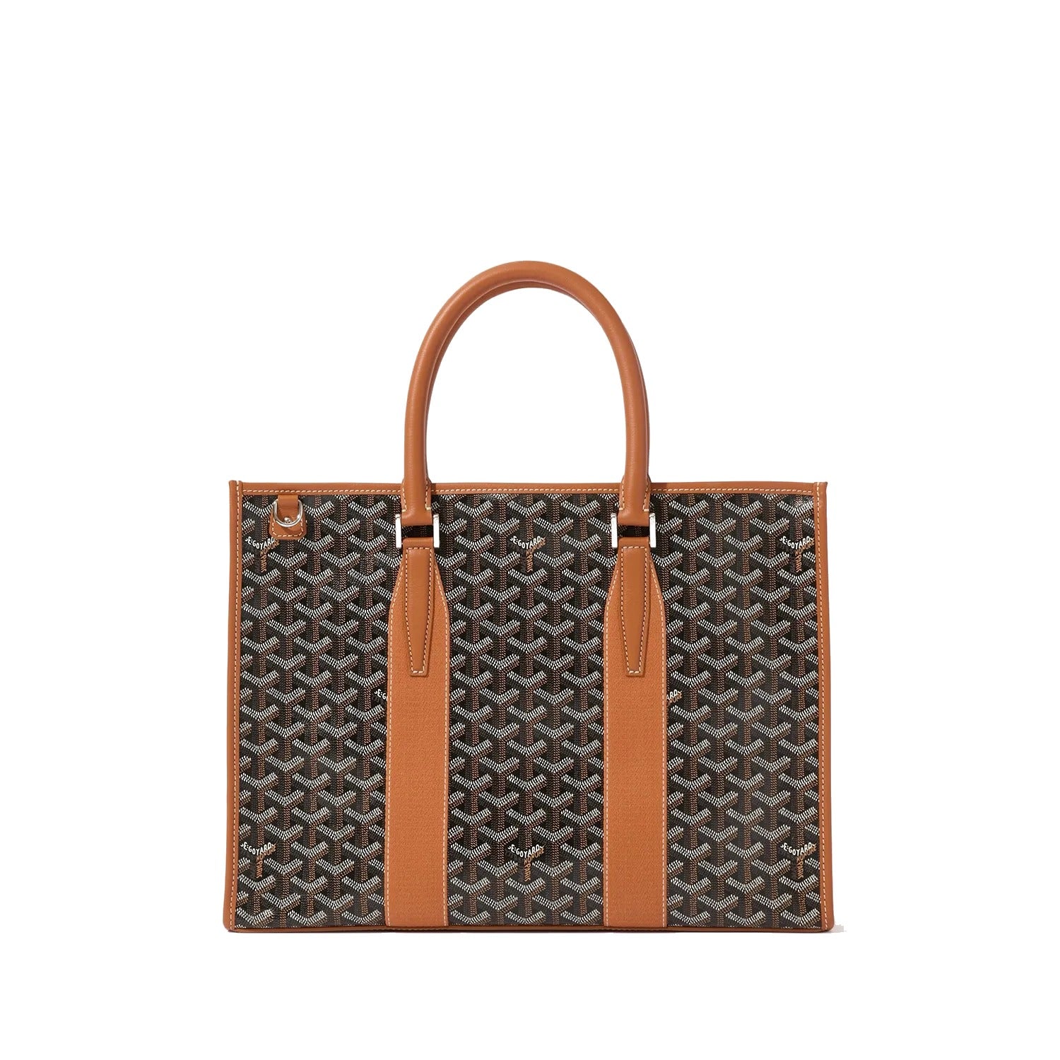 Professional Document Briefcase - Black & Tan - 6