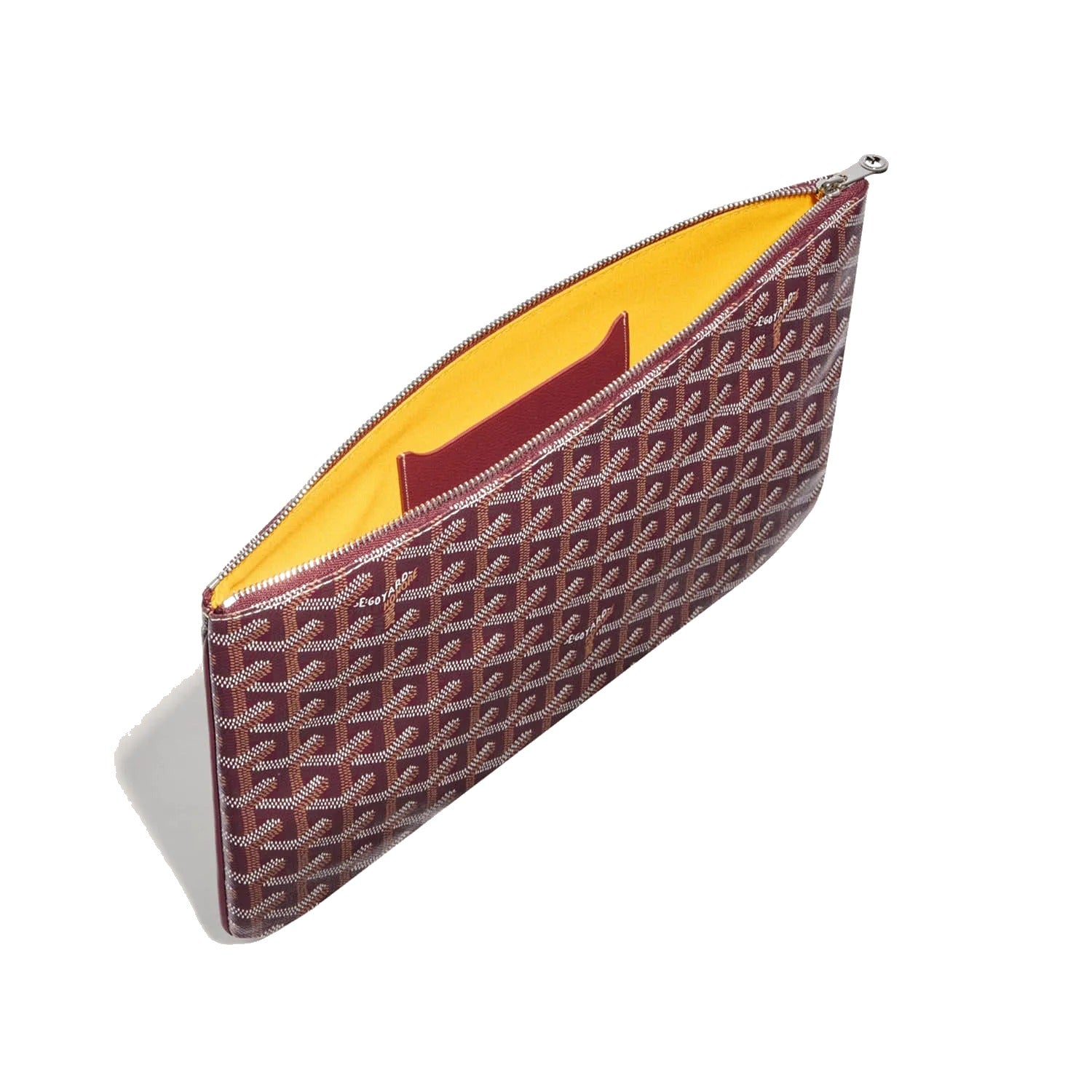Flat Document Pouch - Medium - Burgundy - 26