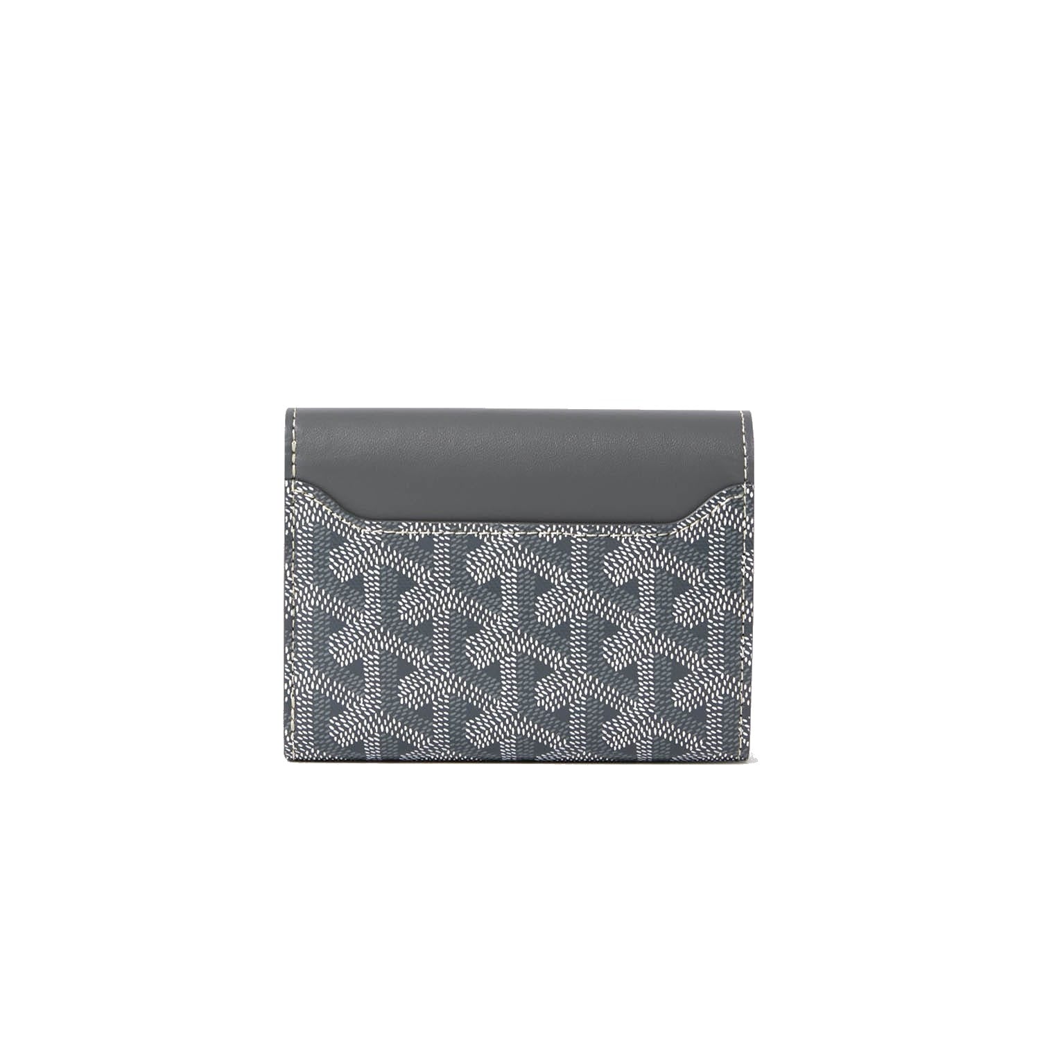 Compact Bi-Fold Wallet with Coin Pocket - Grey - 42