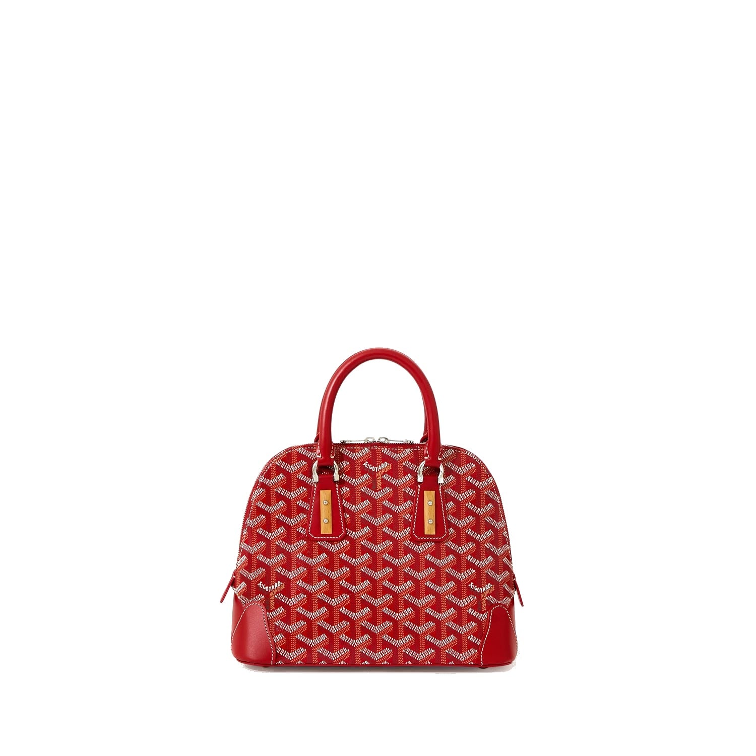 Mini Structured Top-Handle Bag - Red - 12