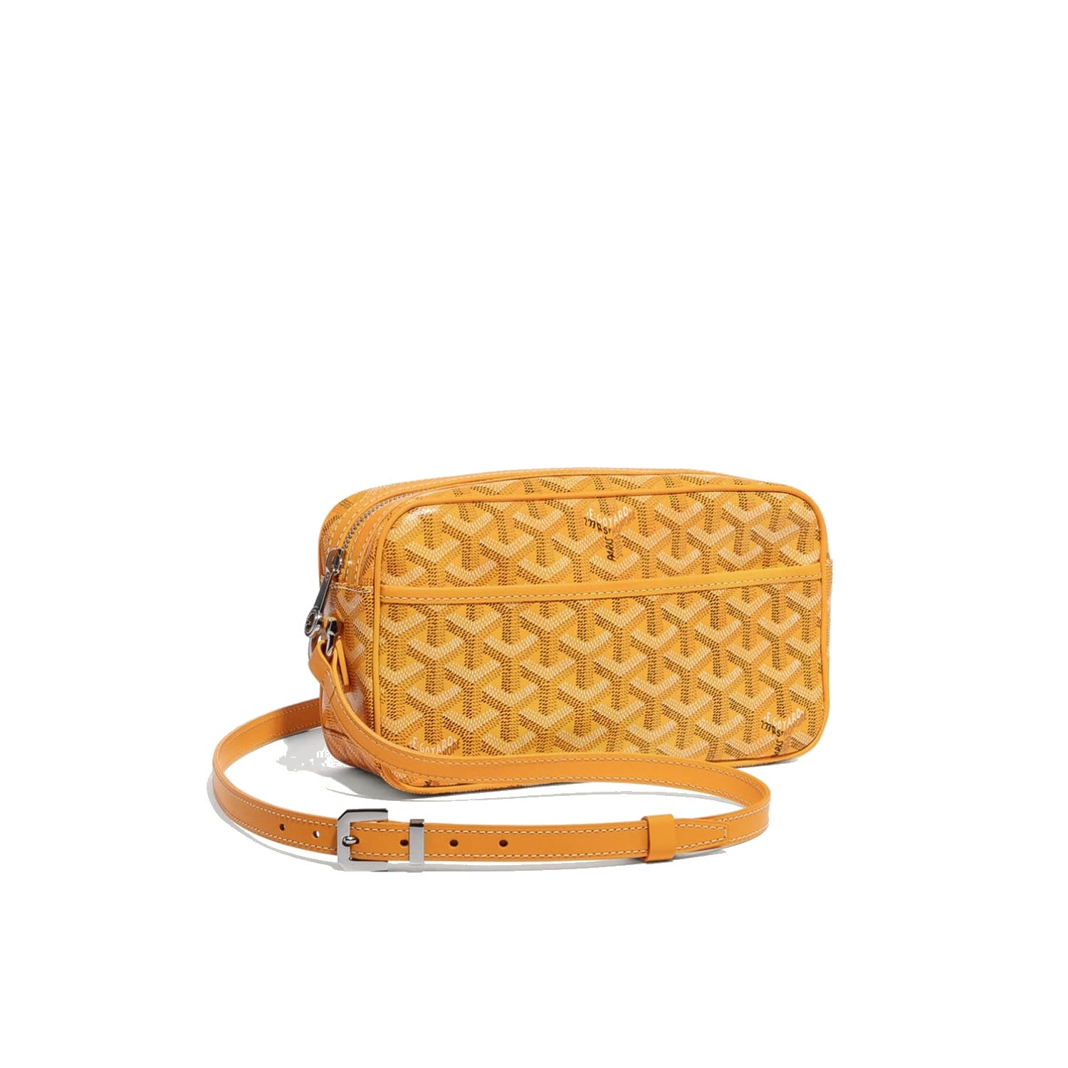 Compact Crossbody Flap Bag - Yellow