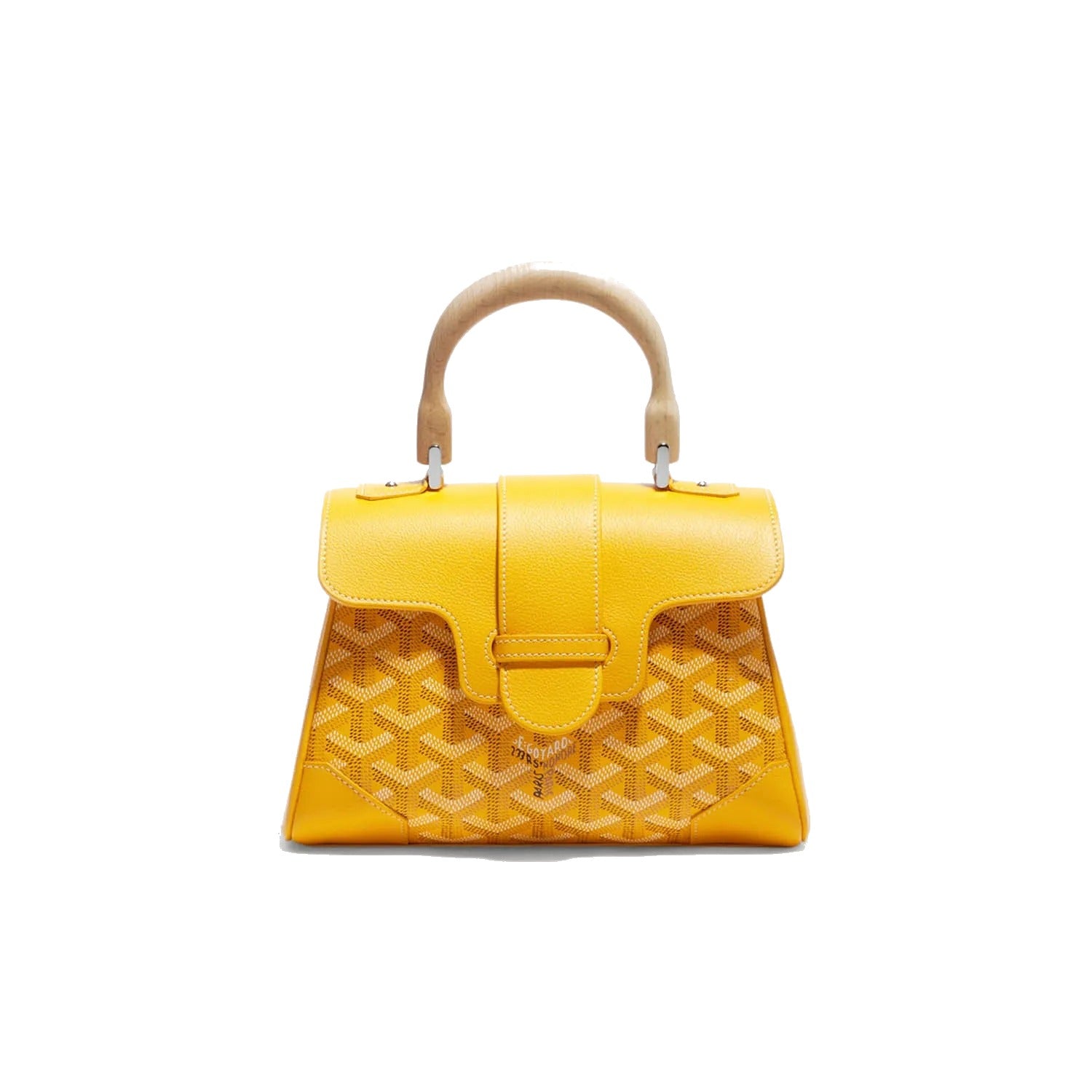 Soft Leather Mini Crossbody Bag - Yellow - 22
