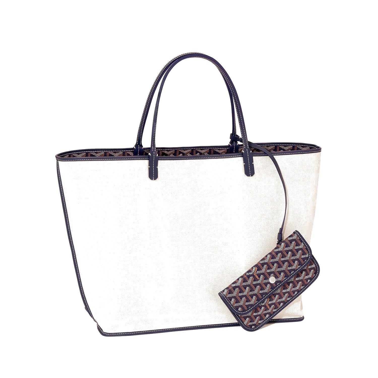 Lightweight Canvas Tote Bag - Large - Navy Blue - 47
